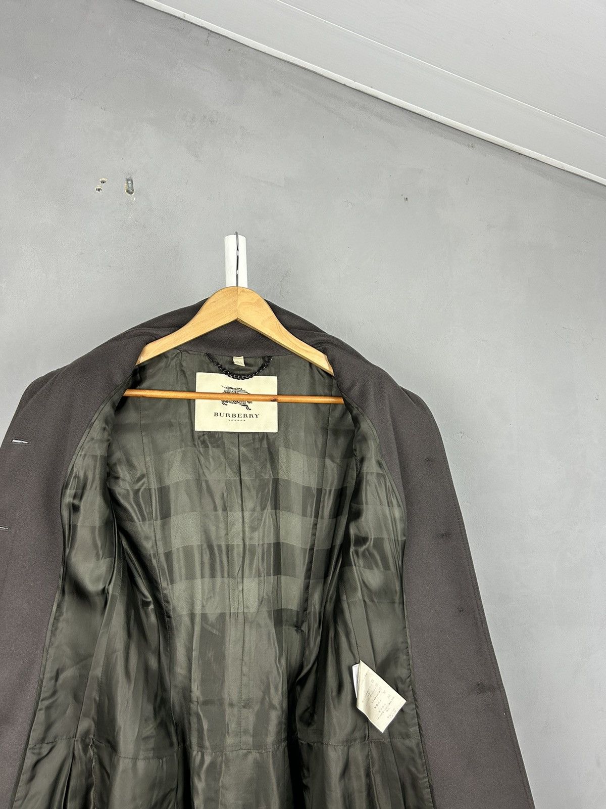 Burberry Burberry London Wool Belted Coat Womens Size 6 Made In Italy Size M / US 6-8 / IT 42-44 - 11 Thumbnail