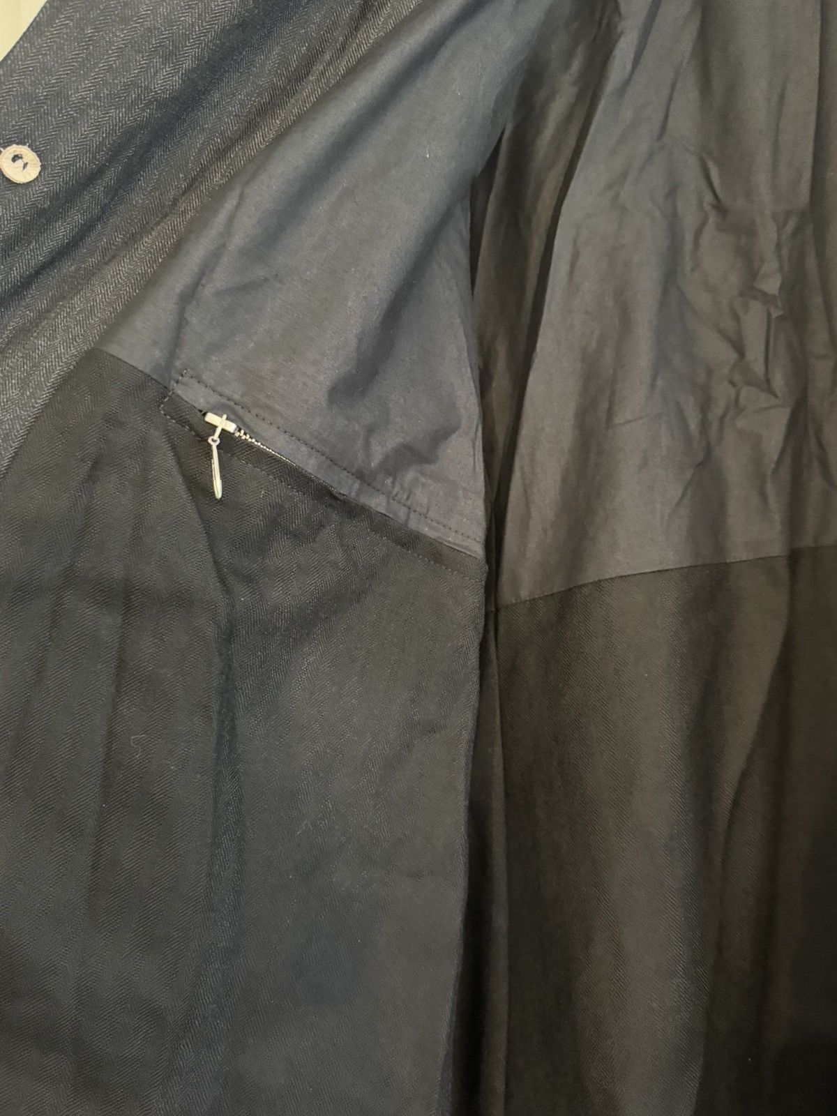 Paul Harnden Shoemakers Paul Harnden Herringbone Long Coat Size US XL / EU 56 / 4 - 4 Thumbnail