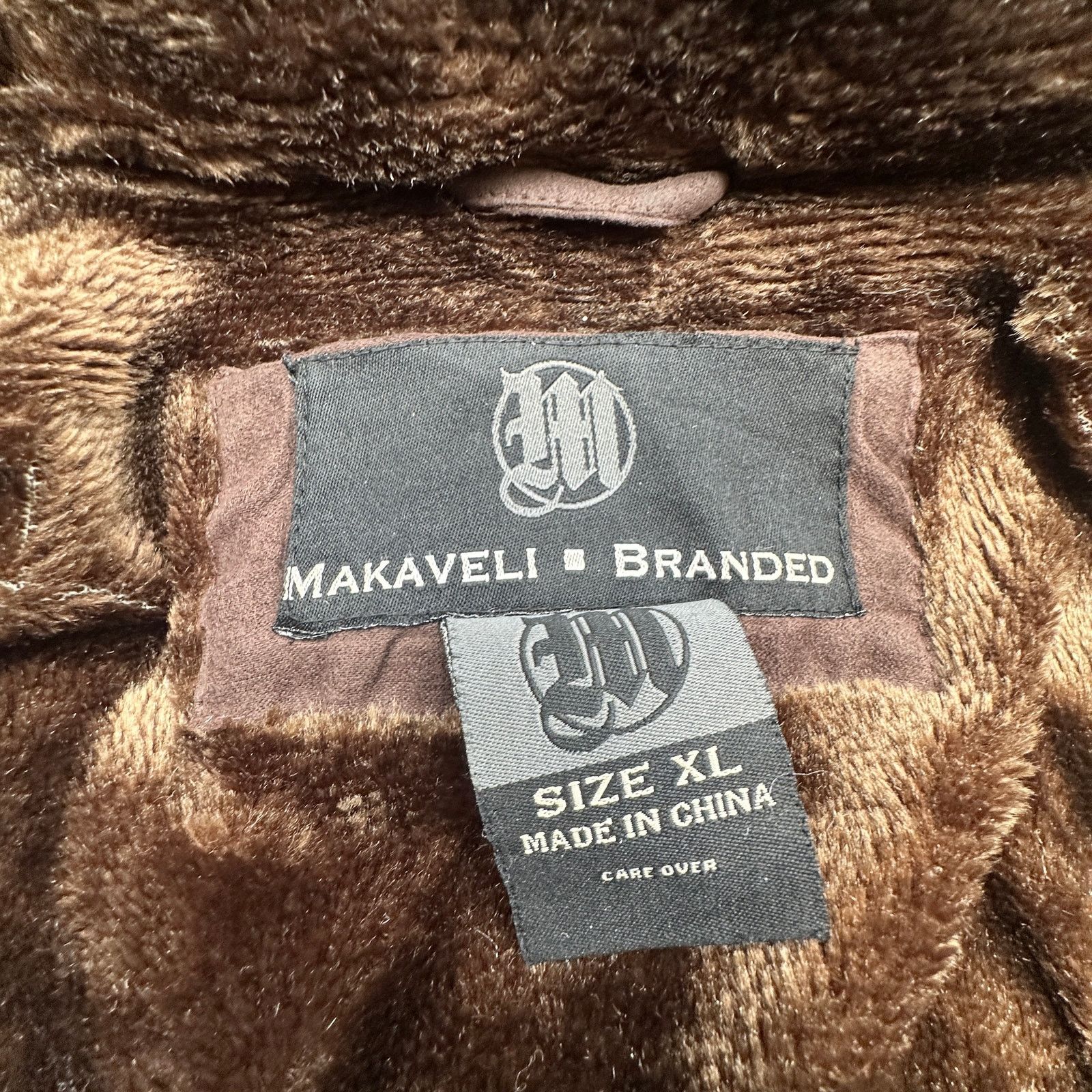 Makaveli VTG Makaveli Branded Tupac Parka Brown Puffer Jacket Mens XL Size US XL / EU 56 / 4 - 3 Thumbnail