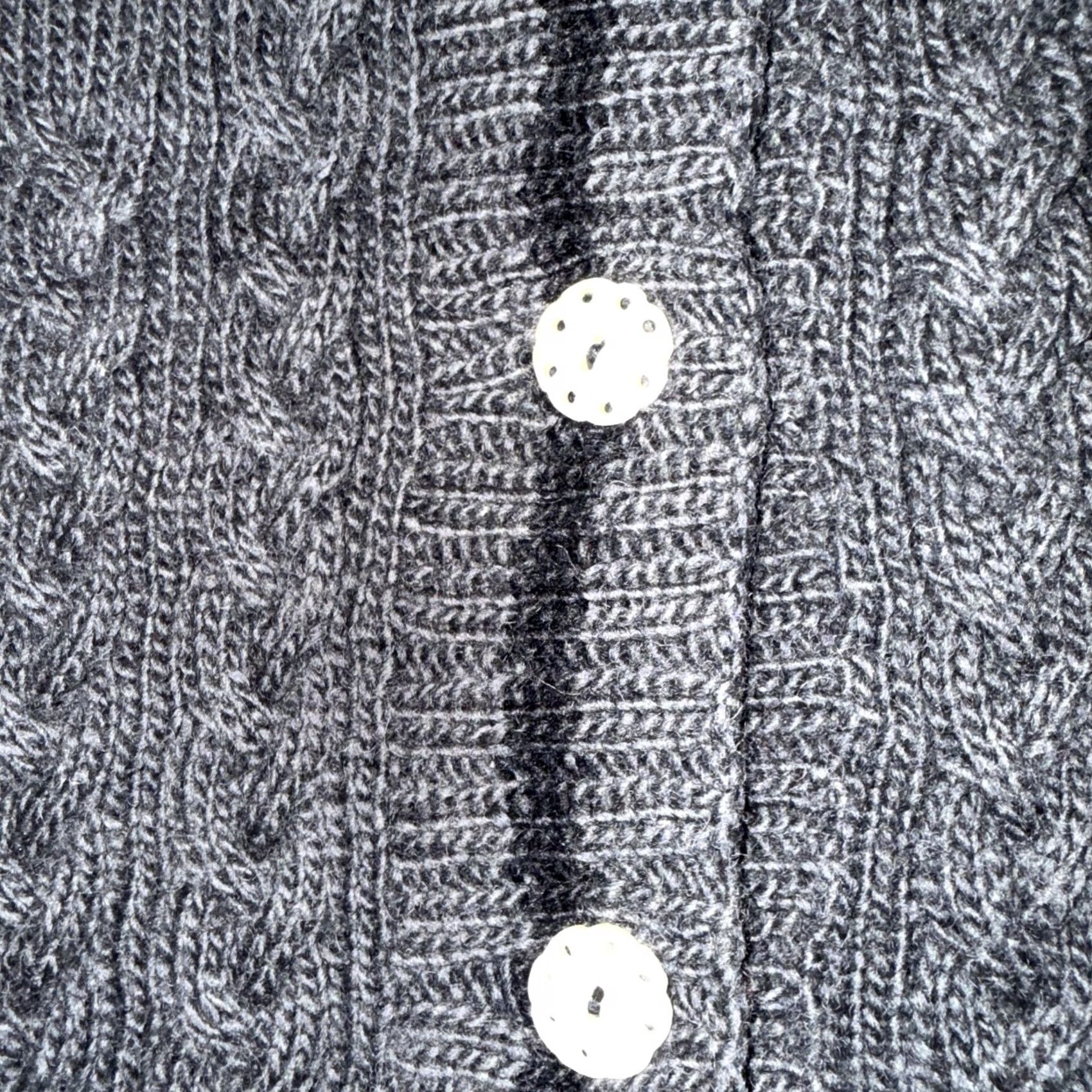 Vintage VINTAGE Newari Wool Cardigan Hoodie Sweater S/M Women Gray Regular Knit Relaxed Fit Bohemian Aztec Designer Fall Winter Spring Size S / US 4 / IT 40 - 3 Thumbnail