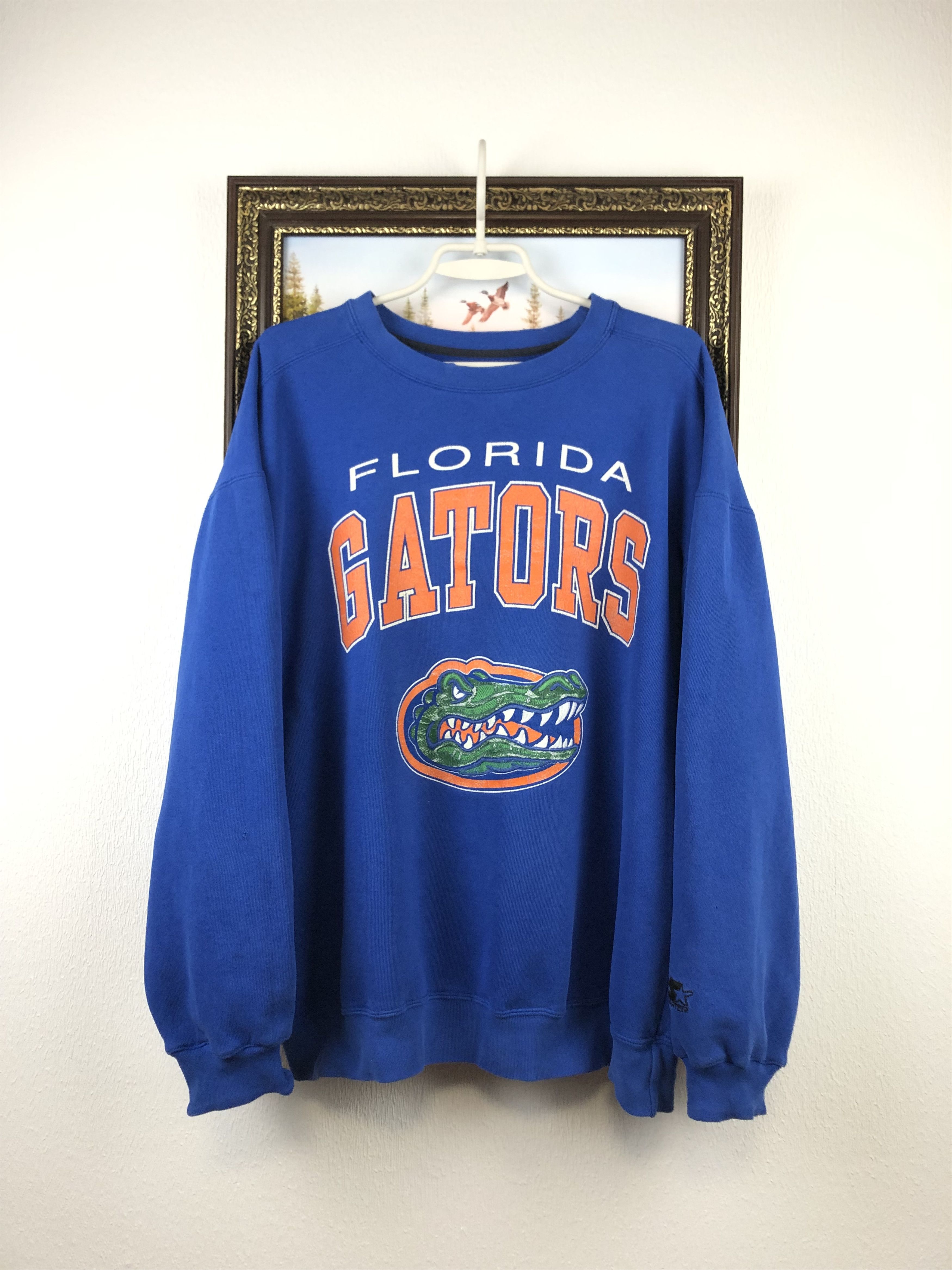 Vintage Vintage 90's Florida Gators Sweatshirt Blue Rare Crewneck Size US L / EU 52-54 / 3 - 1 Thumbnail
