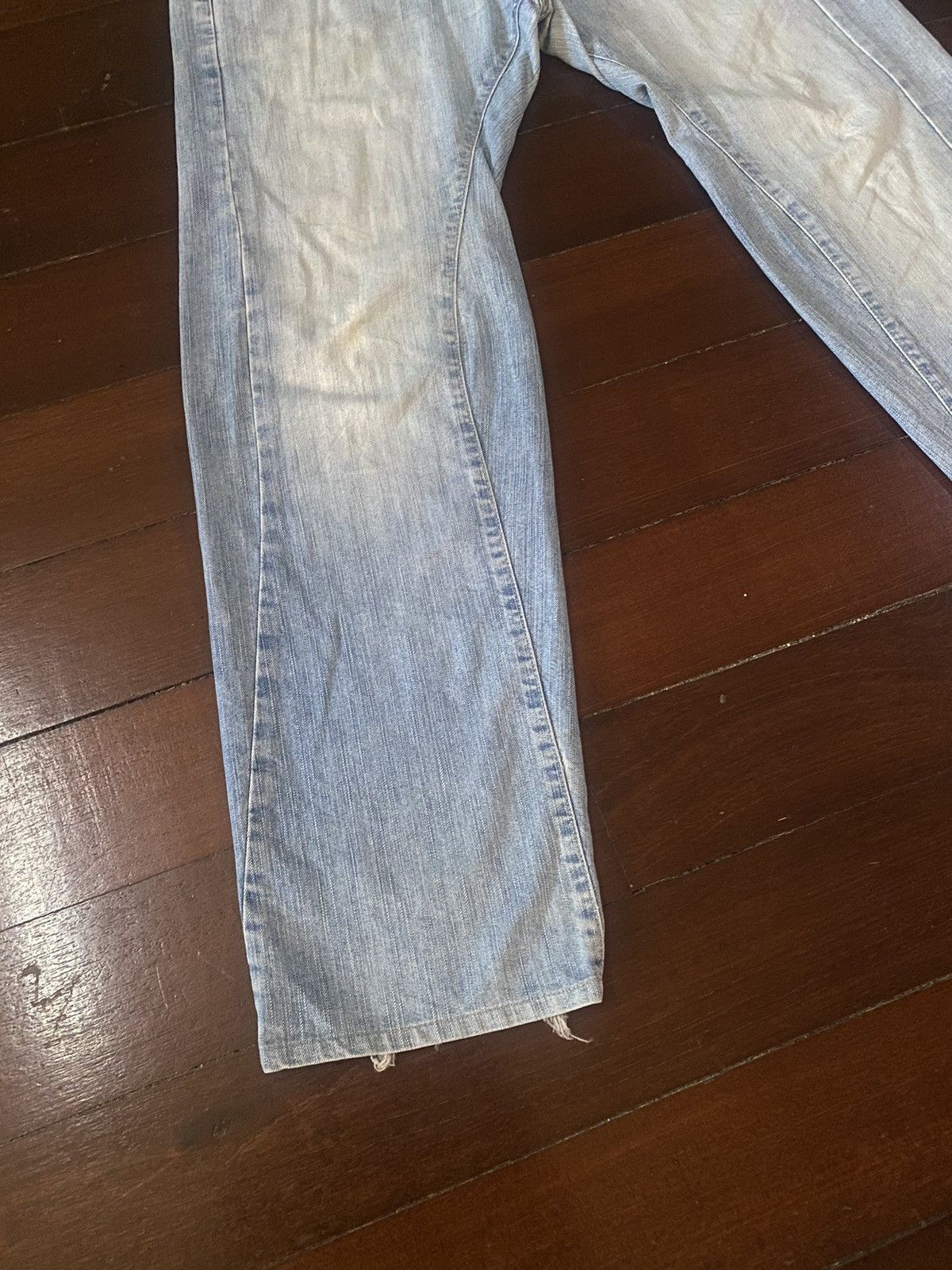 Edwin × If Six Was Nine × JNCO Wide Leg Jeans Edwin E Function Loose nice faded Y2k Size US 35 - 3 Thumbnail