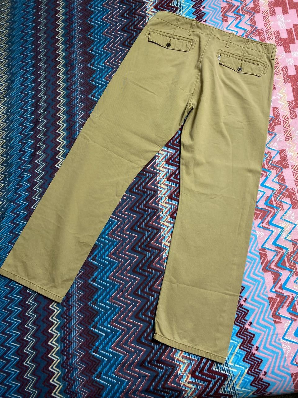 Levi's Denim pants beige vintage jeans Levi's Y2K streetwear Size US 36 / EU 52 - 19 Thumbnail