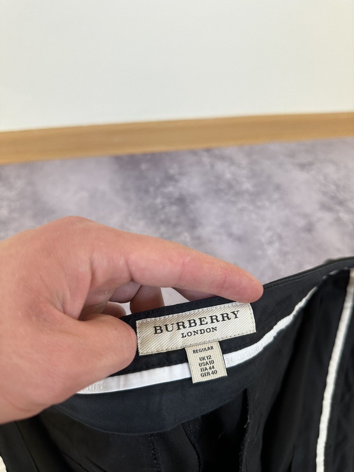 Burberry Vintage Burberry Nova Check Luxury Formal Stretch Pants Size 32" / US 10 / IT 46 - 18 Thumbnail