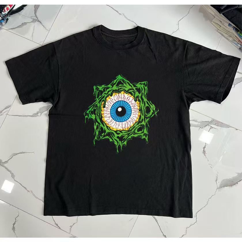 Vintage Black washed vintage devil eye print t-shirt Size US M / EU 48-50 / 2 - 1 Thumbnail