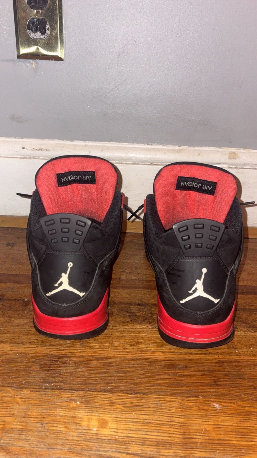 Jordan Brand Jordan 4 Red Thunder Size US 11.5 / EU 44-45 - 2 Thumbnail