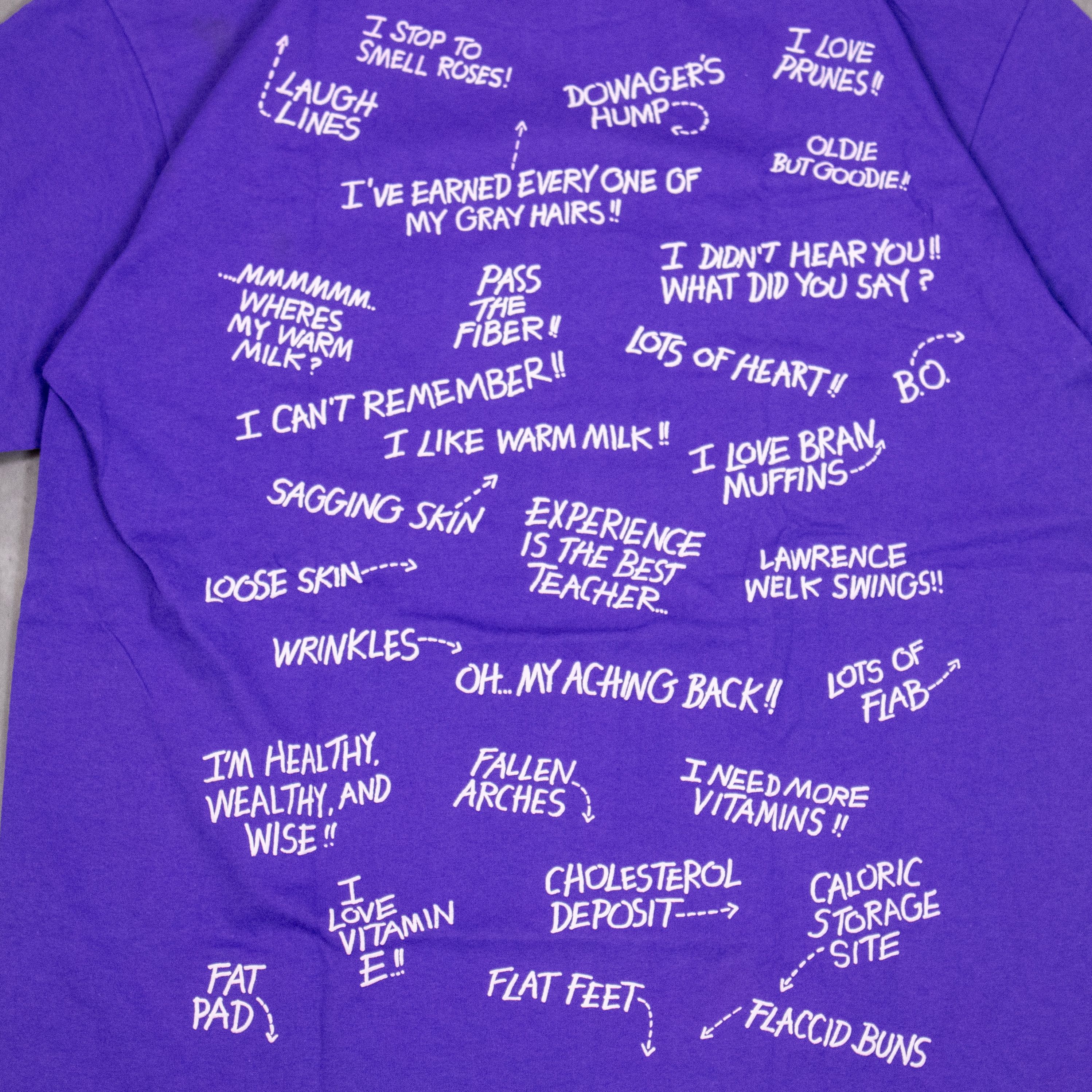Hanes × Vintage Vintage 1991 Hanes 60 ish Single Stitch Purple Tee Size US M / EU 48-50 / 2 - 7 Thumbnail