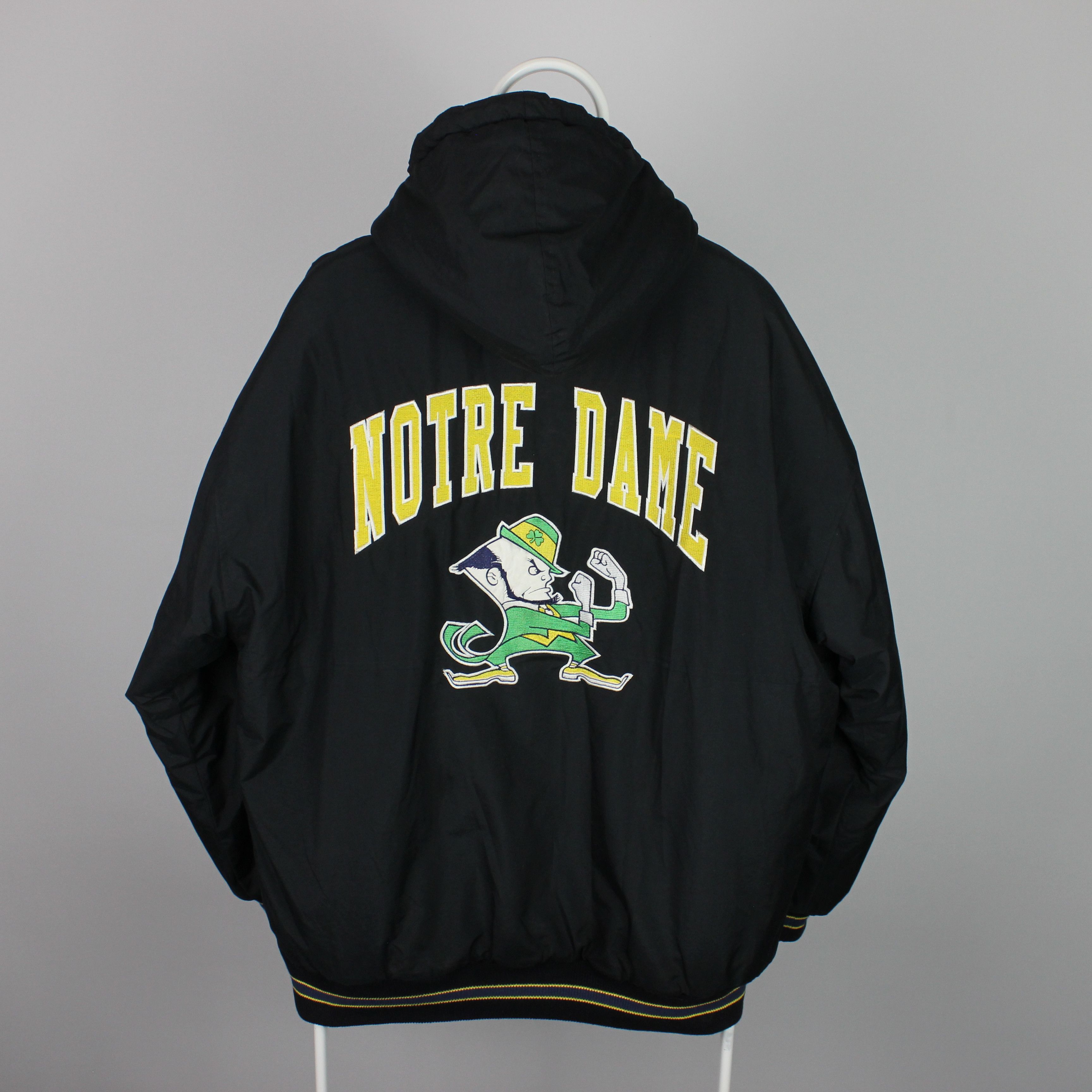 Starter Starter SPELL OUT Hooded Jacket Notre Dame Fighting Irish XL Size US XL / EU 56 / 4 - 2 Thumbnail