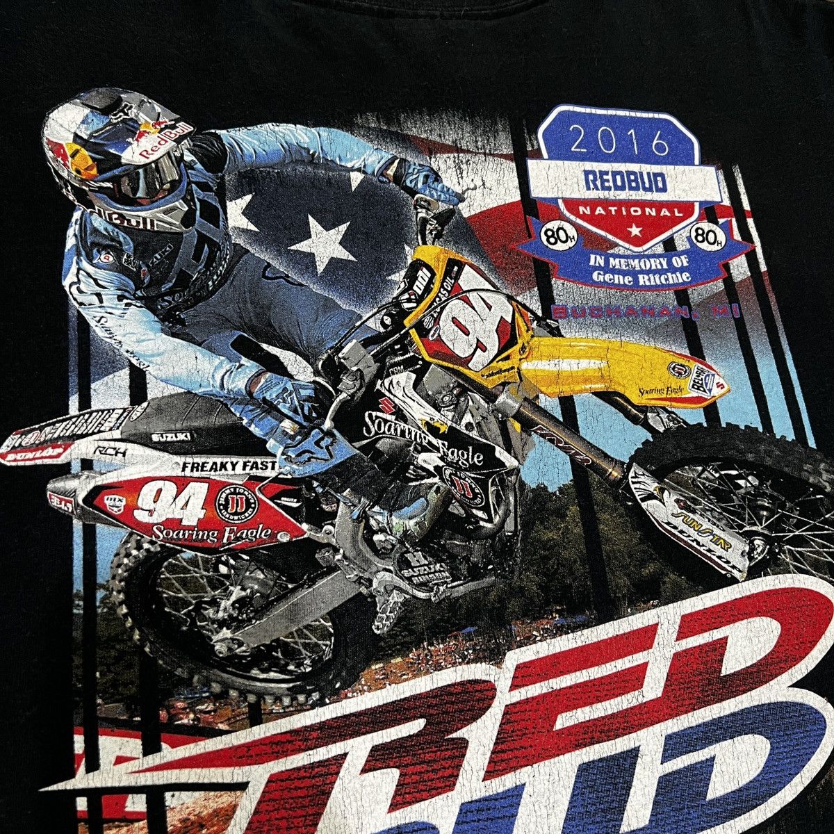Fox Racing × Sports Specialties 2016 Red Bud MX Pro Nationals Motocross Promo Tee 2XL Size US XXL / EU 58 / 5 - 3 Thumbnail