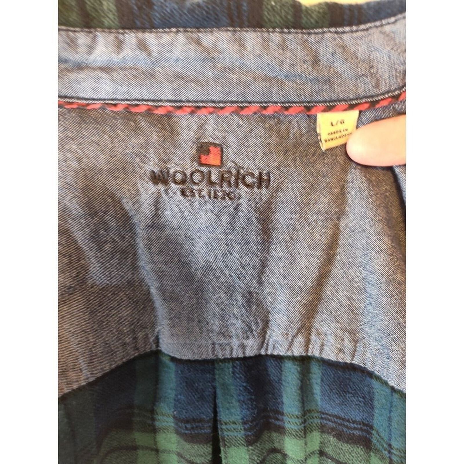 Woolrich Woolen Mills Woolrich Heavy Weight Plaid Flannel Mens Size Large Size US L / EU 52-54 / 3 - 8 Thumbnail