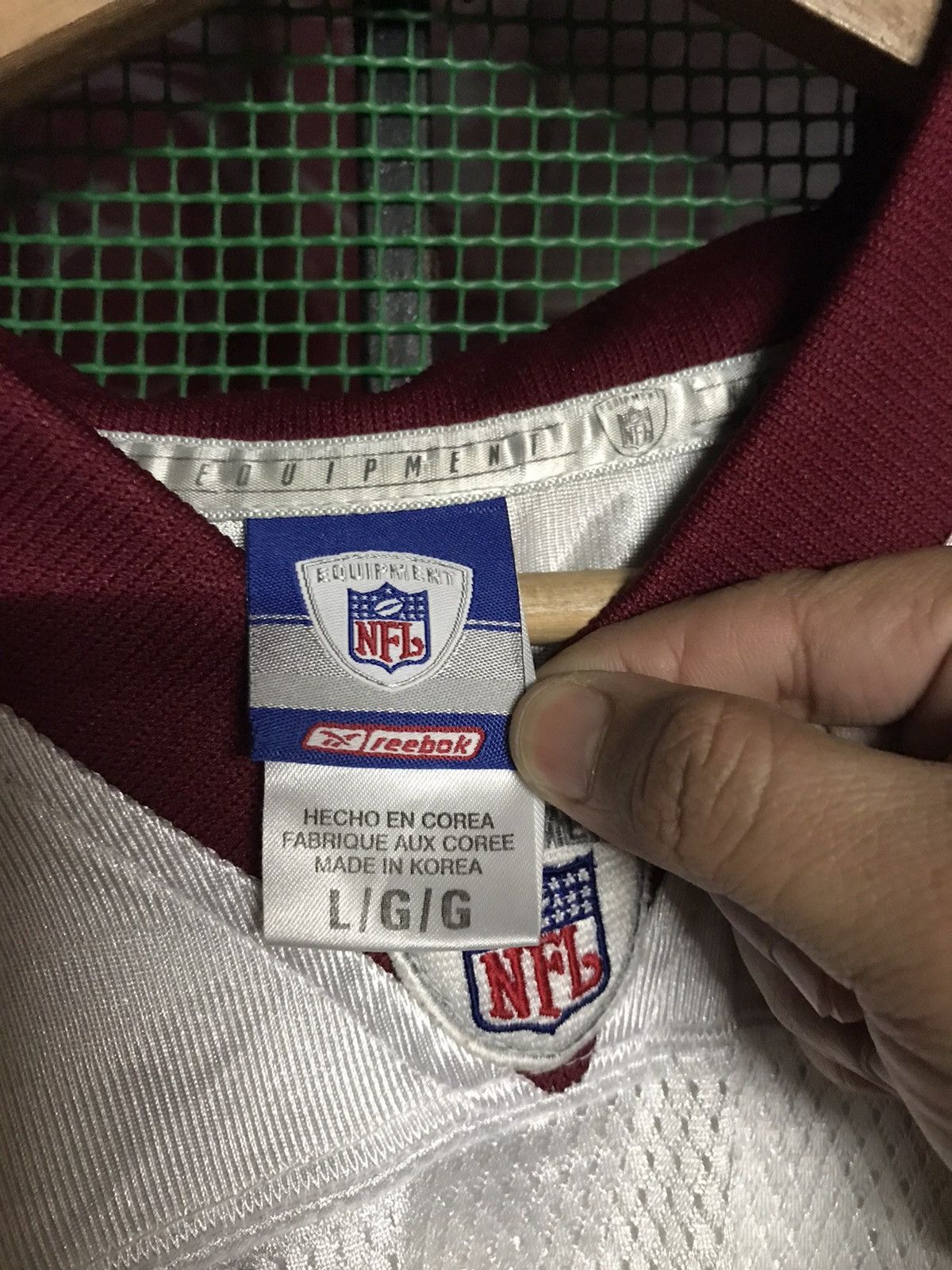 NFL Jersey tee V neck Reebok Equipment Size US L / EU 52-54 / 3 - 7 Thumbnail