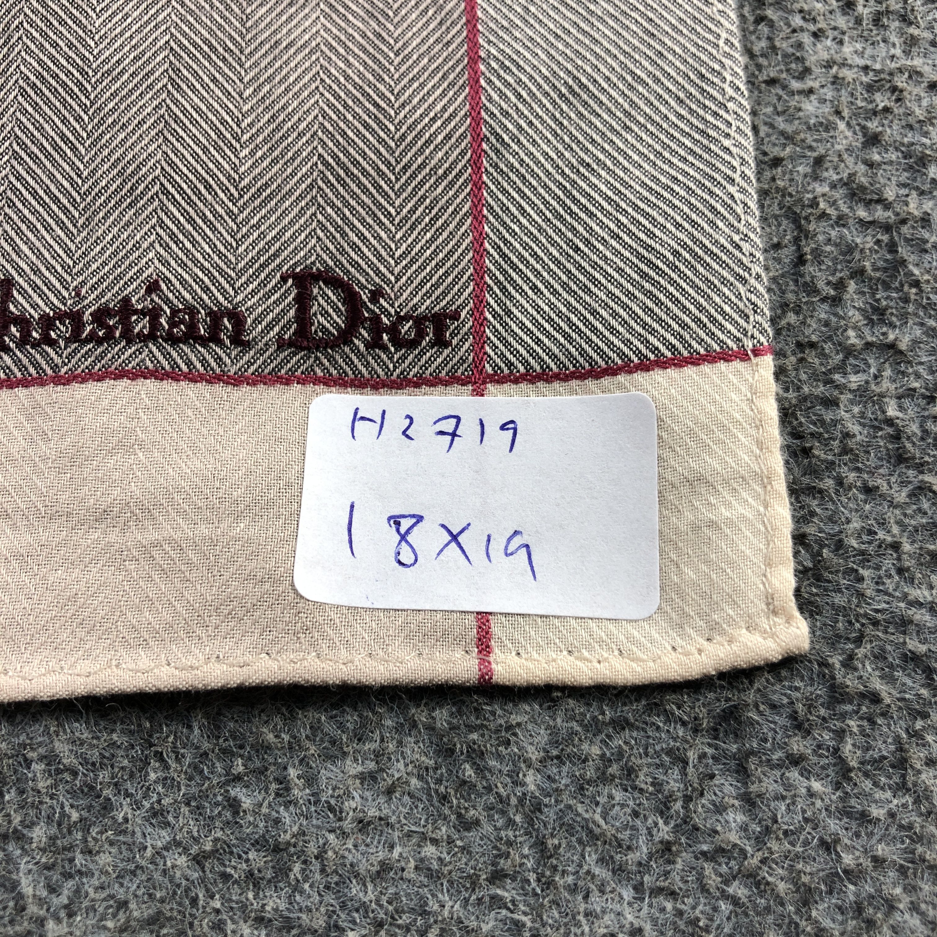 Christian Dior Monsieur Christian Dior Handkerchief Neckerchief Bandana H2719 Size ONE SIZE - 5 Thumbnail