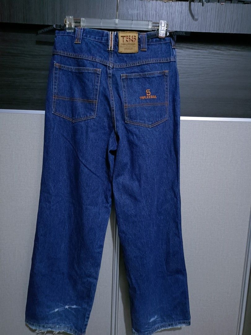 Triple 5 Soul Vintage Y2K Triple Five Soul Baggy Jeans W31 Size US 31 - 5 Thumbnail