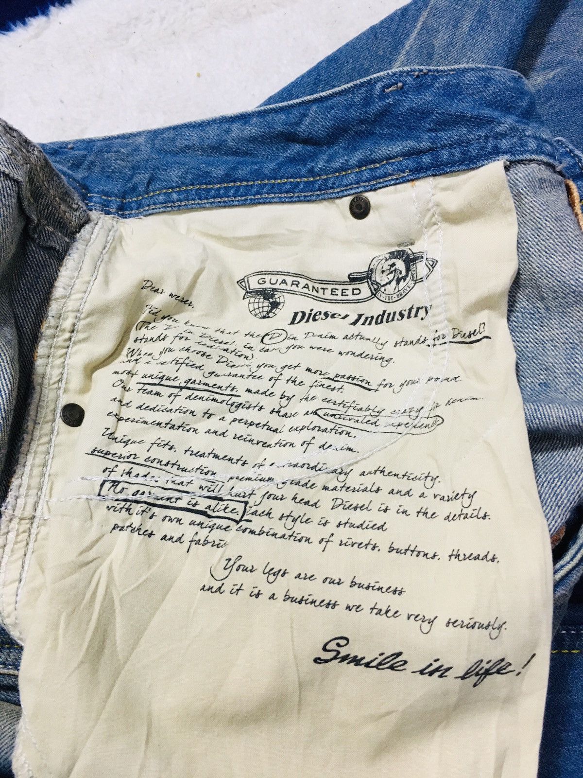 Diesel Diesel Distressed Jeans (16) Size US 37 - 12 Thumbnail