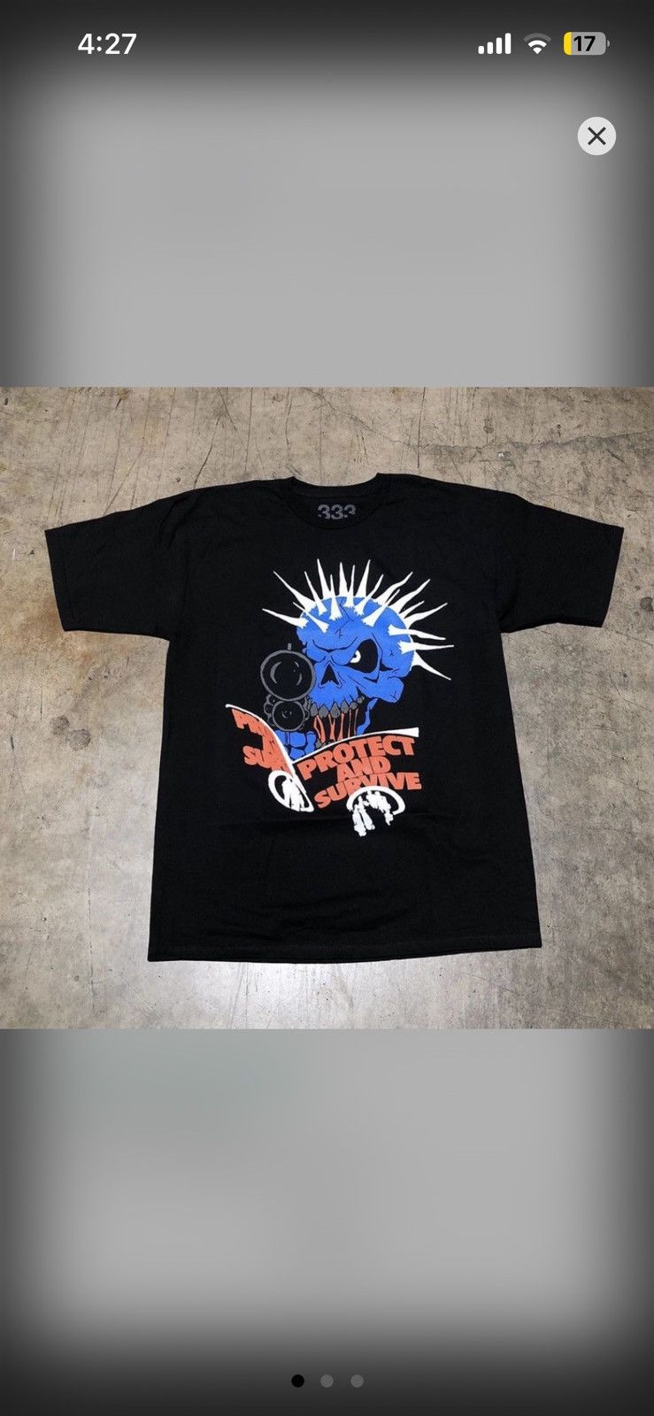 Half Evil Half Evil Ready to Die Tee Size US L / EU 52-54 / 3 - 1 Thumbnail