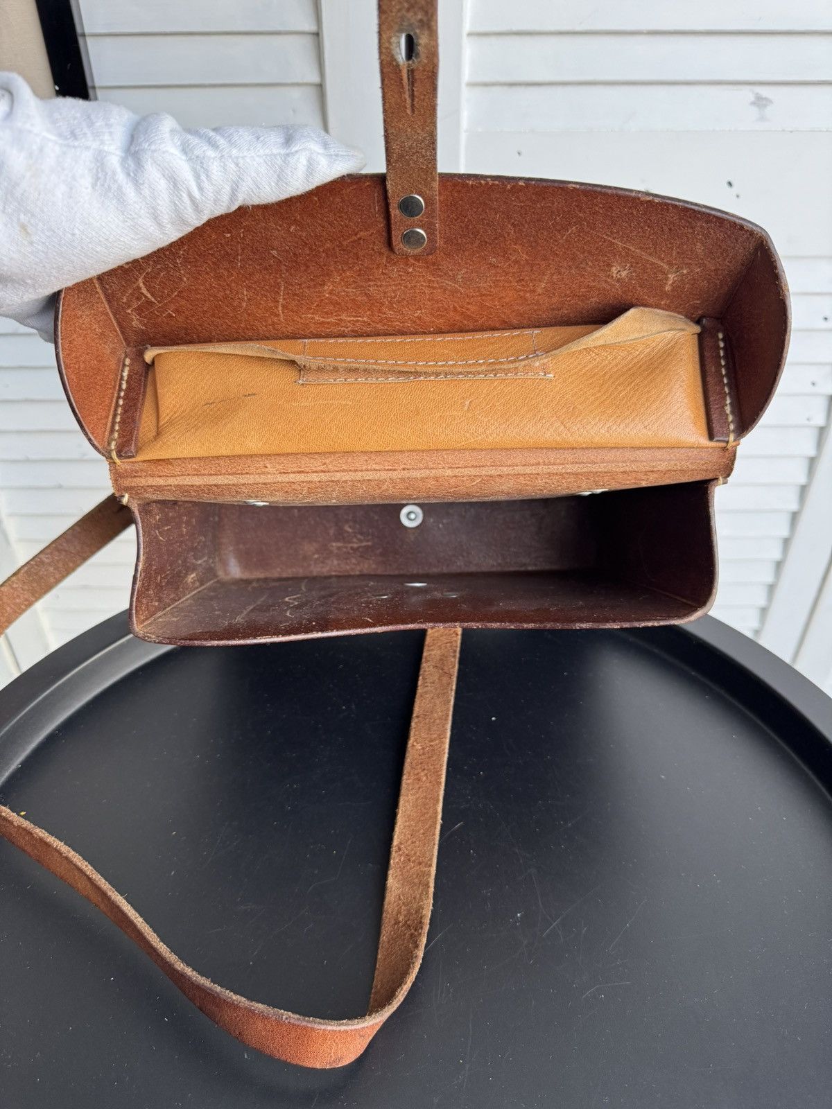 Vintage Vintage Swiss Army Leather Satchel Handcrafted Bag 1977 Size ONE SIZE - 15 Thumbnail