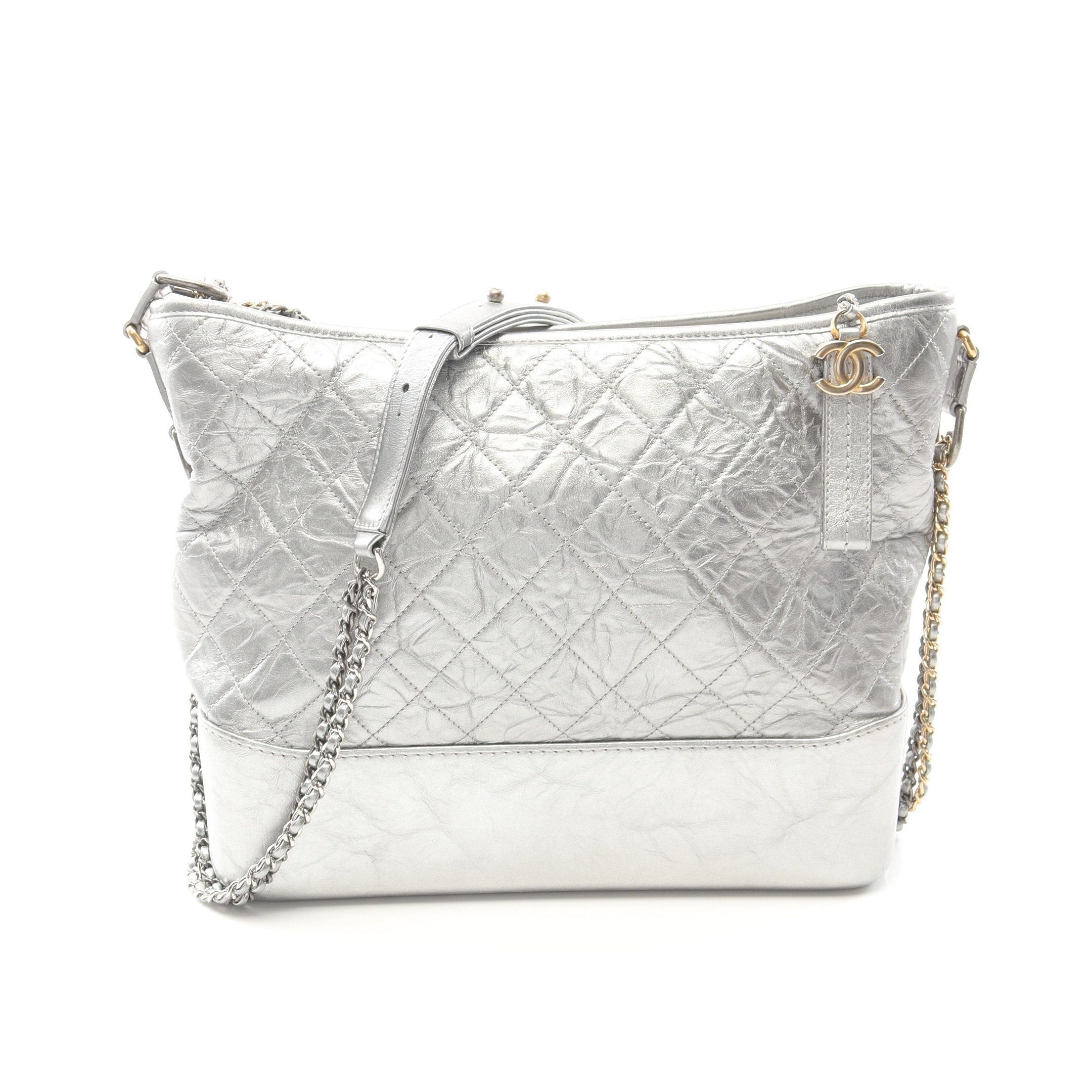 Chanel Chanel Gabriel De Chanel Chain Shoulder Bag Leather Silver Combination Metal Fittings Size ONE SIZE - 1 Thumbnail
