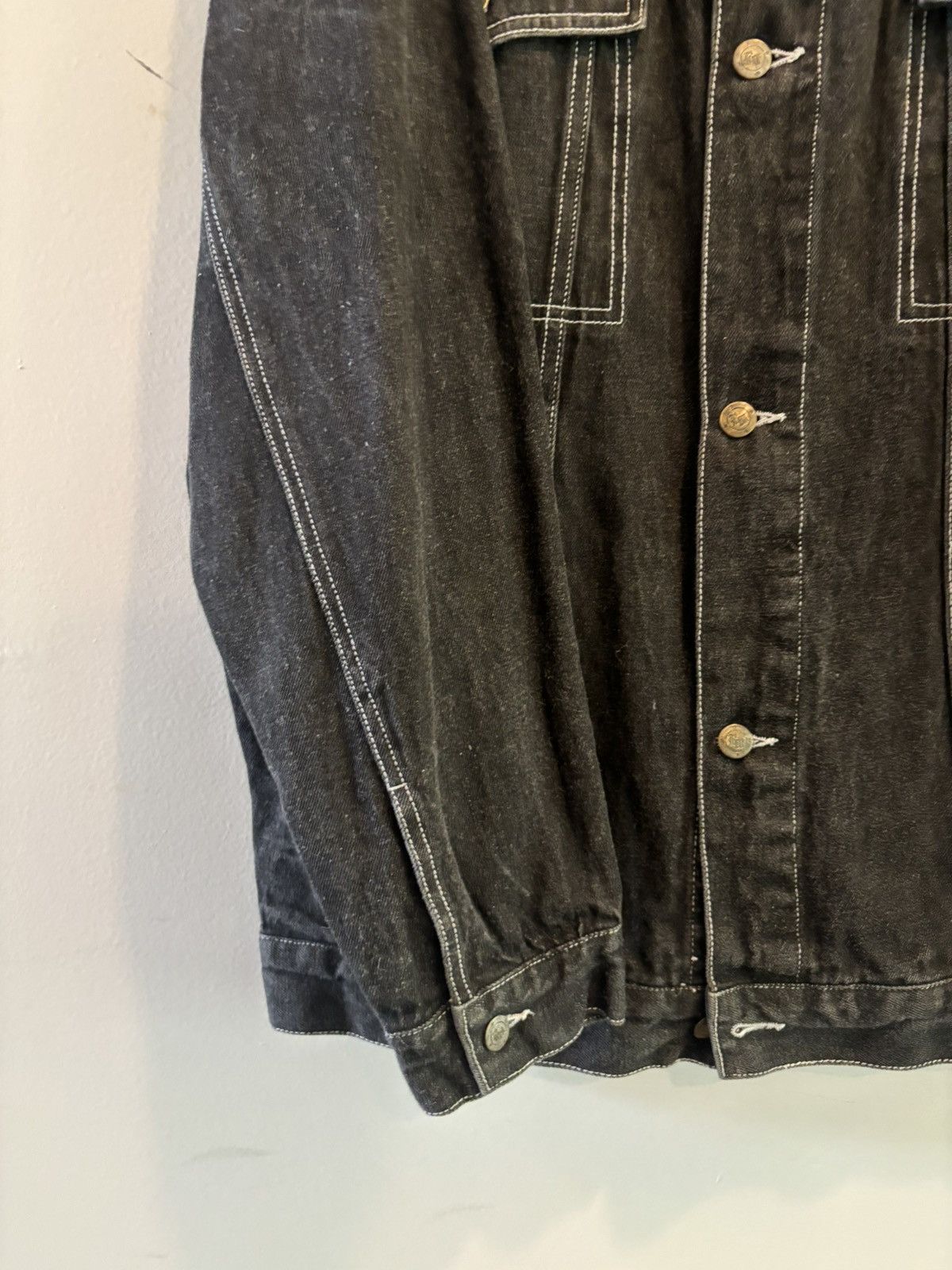Vintage Vintage Black Oversized Denim Jacket y2k Size US L / EU 52-54 / 3 - 4 Thumbnail