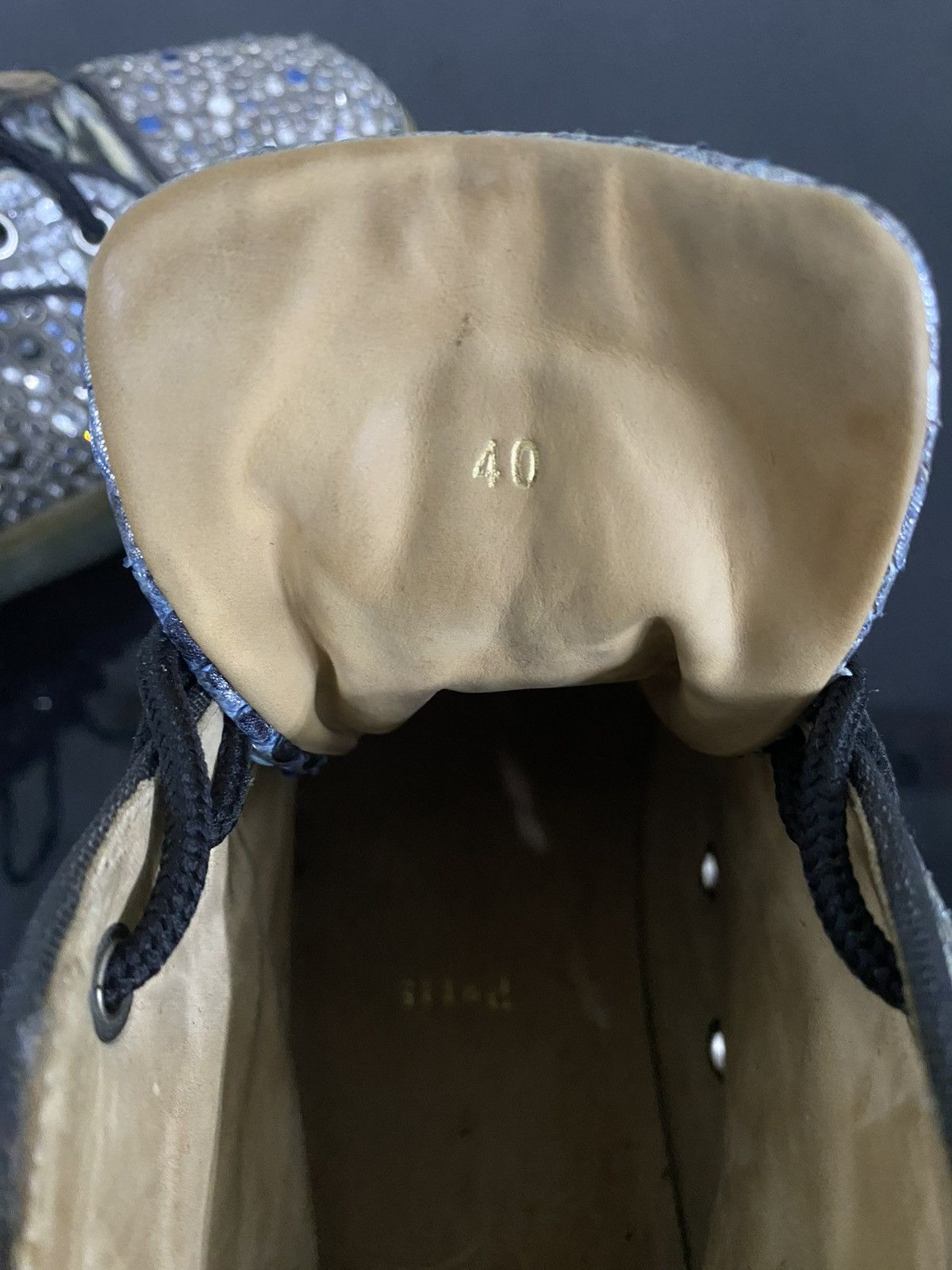 Christian Louboutin Vintage Christian Louboutin Louis Python Strass High Top Size US 7.5 / EU 40-41 - 8 Thumbnail