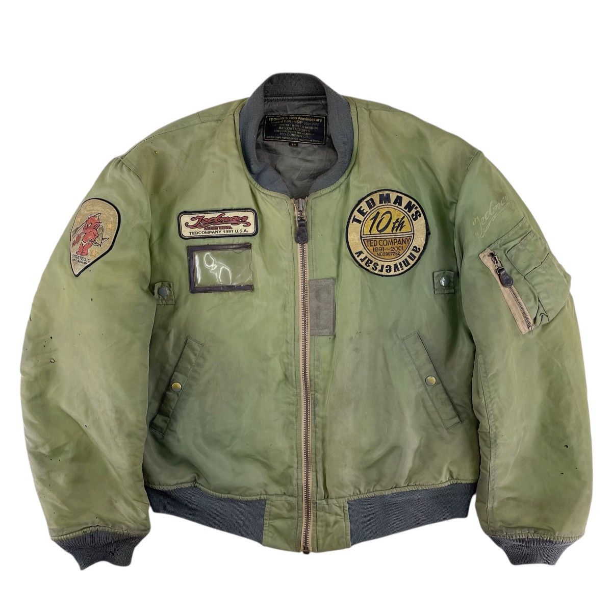 Tedman × Vintage Tedman 10Th Anniversary Limited Edition Bomber Size US L / EU 52-54 / 3 - 2 Thumbnail