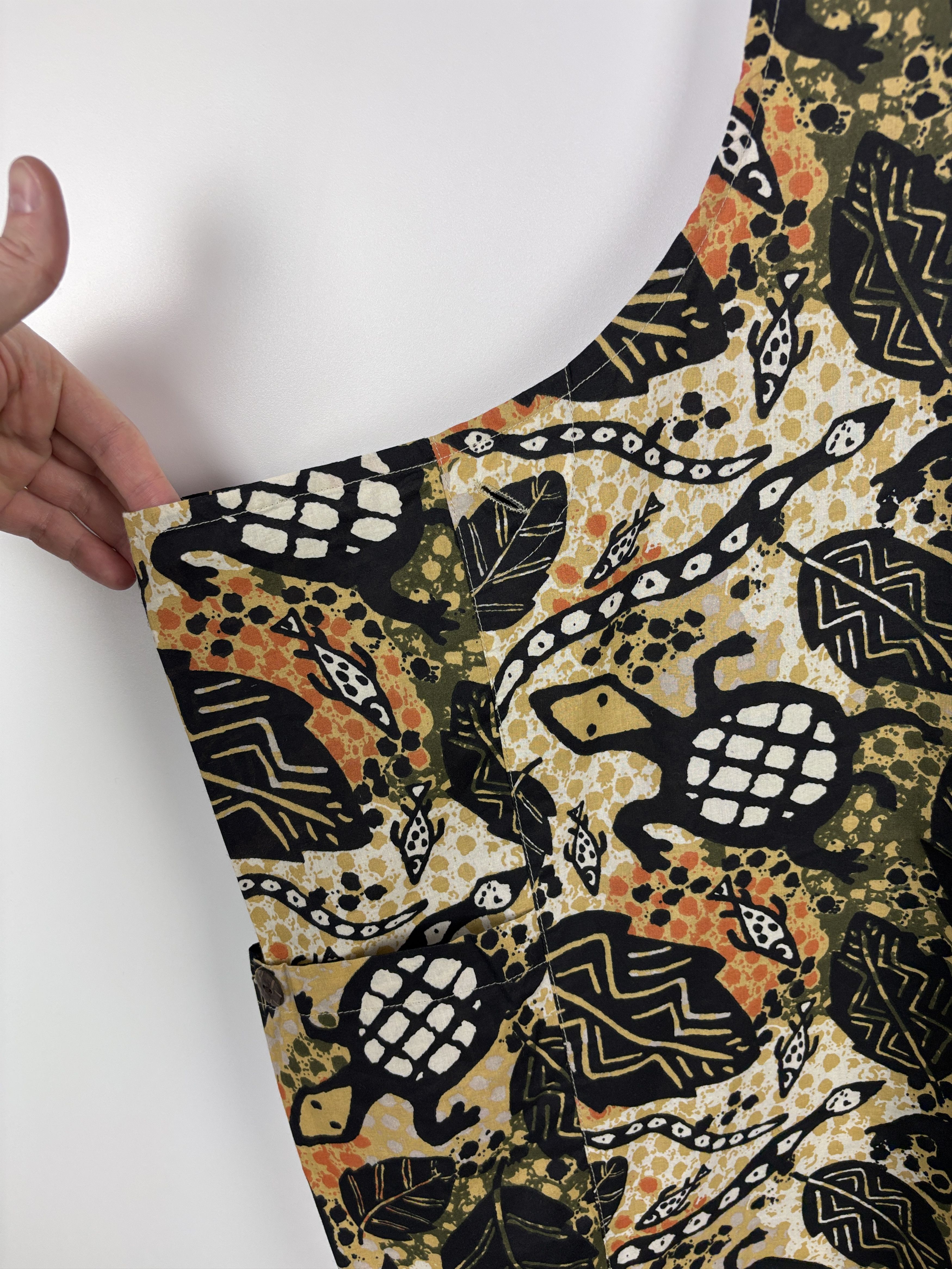 Gudrun Sjoden Gudrun Sjoden Turtle Floral Pattern Organic Cotton Dress S/M Size M / US 6-8 / IT 42-44 - 11 Thumbnail