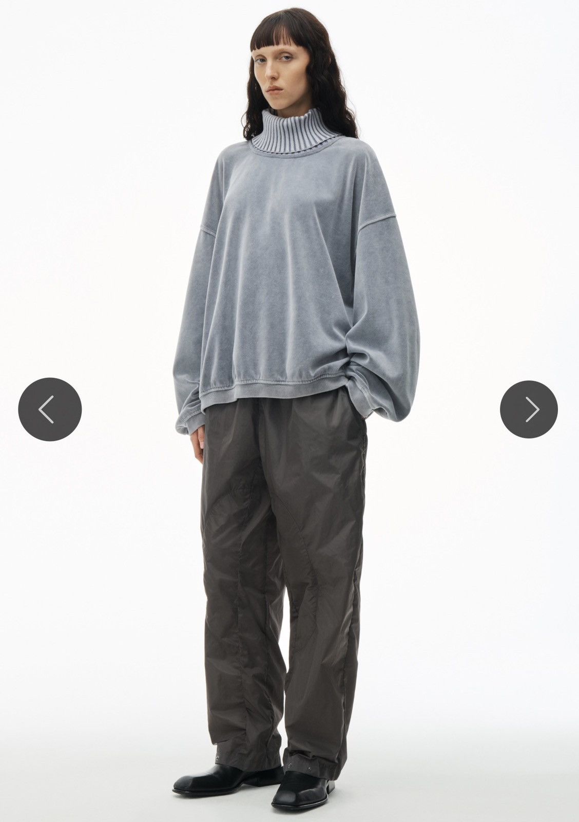 Alexander Wang Articulated Track Pant in Crisp Nylon Size US 30 / EU 46 - 9 Thumbnail