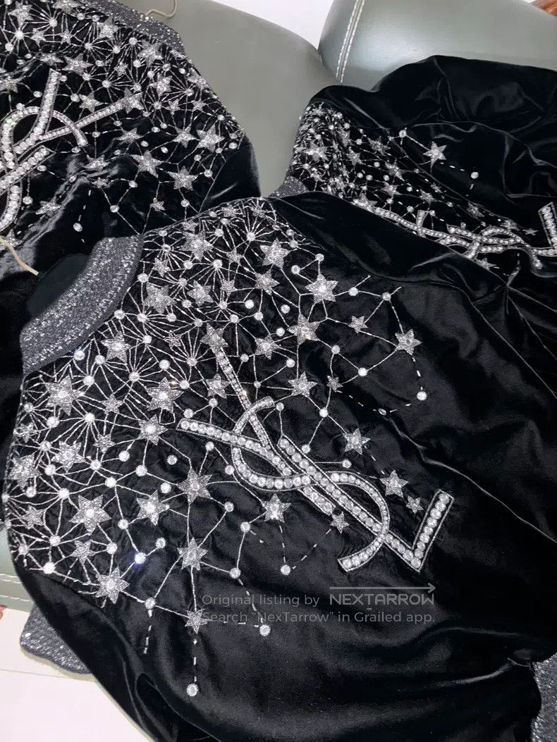 Saint Laurent Paris Saint Laurent Paris Studded Starry Jacket Size XXS / US 00 / IT 34 - 4 Thumbnail