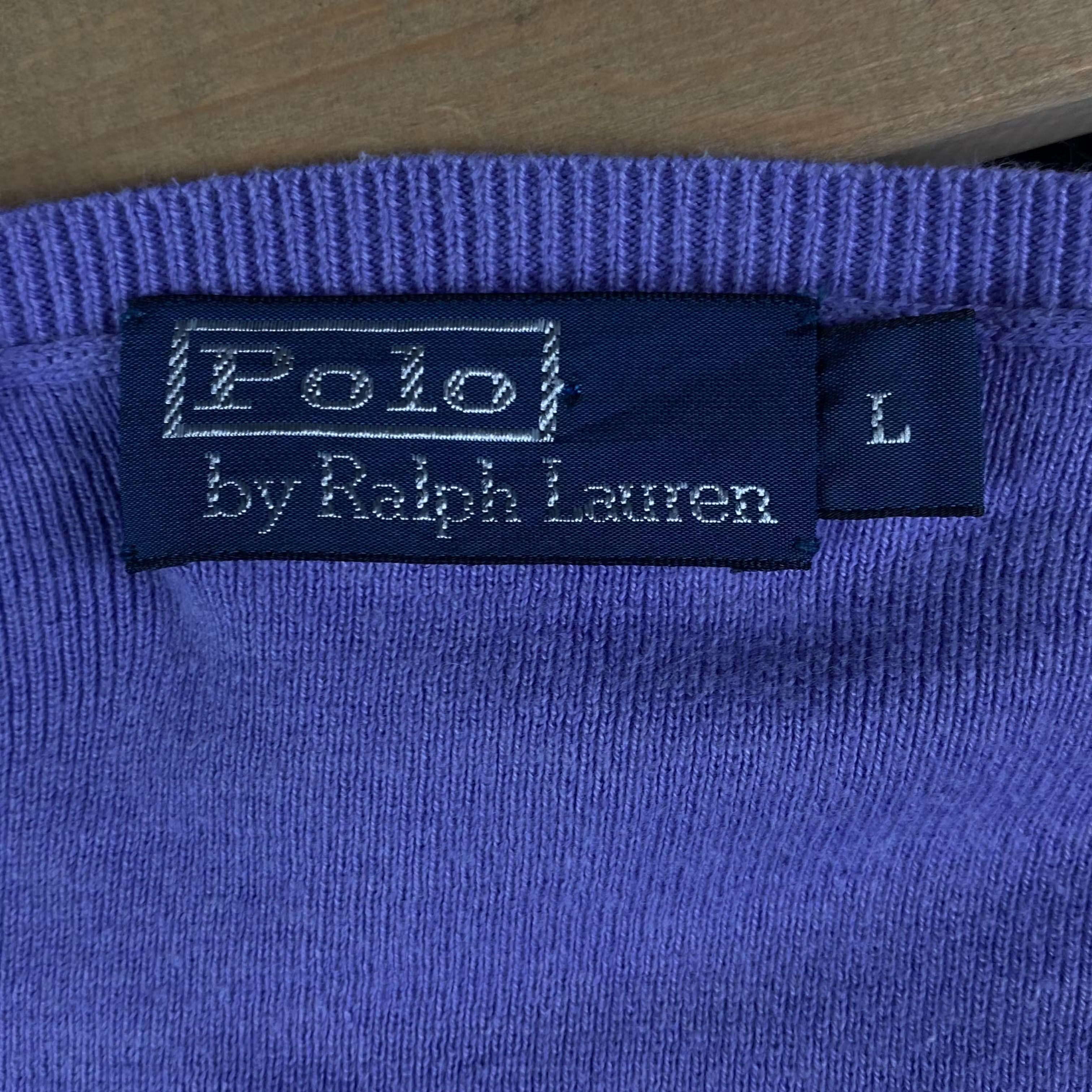 Polo Ralph Lauren Men’s Jumper V Neck Polo Ralph Lauren Vintage Size L Size US L / EU 52-54 / 3 - 4 Thumbnail