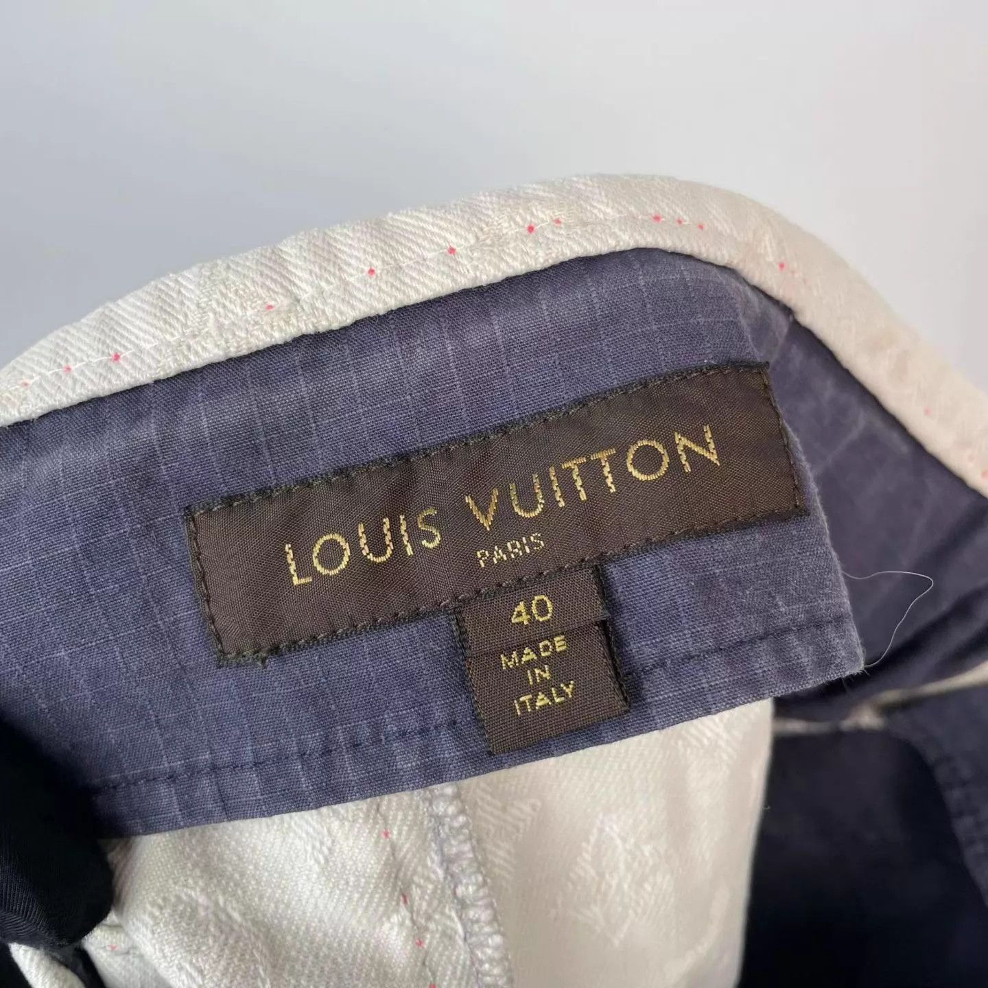Louis Vuitton LV Monogram Denim Mini Skirt Gradient Tassel Size 40 Size 28" / US 6 / IT 42 - 2 Thumbnail