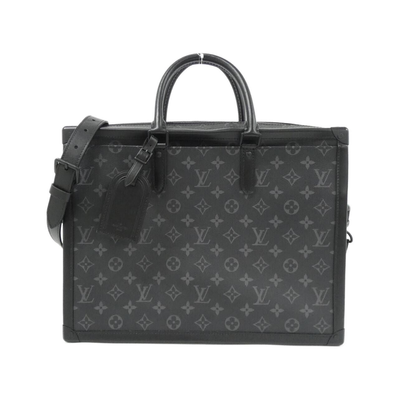 Louis Vuitton Louis Vuitton Louis Vuitton Soft Trunk Briefcase Monogram Eclipse Briefcase Textile Business Bag M44952 DUTY FREE for USA Size ONE SIZE - 1 Thumbnail