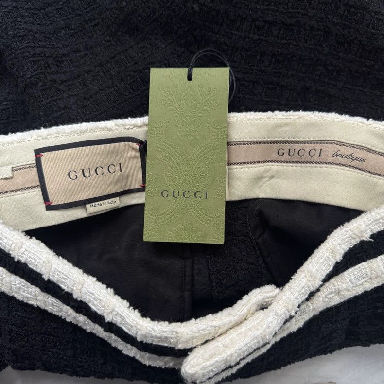 Gucci Gucci Xiaoxiangfeng black braided shorts Size 25" / US 0 / IT 36 - 4 Thumbnail