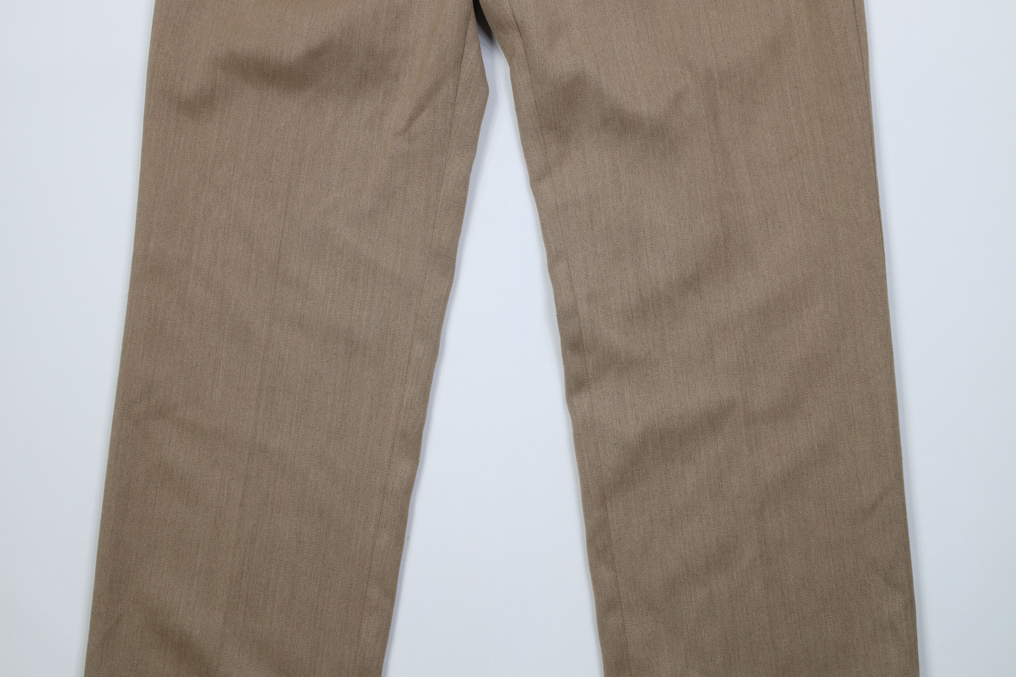 Vintage Vintage 90s Streetwear Wool Blend Knit Wide Leg Chino Pants Size US 34 / EU 50 - 3 Thumbnail