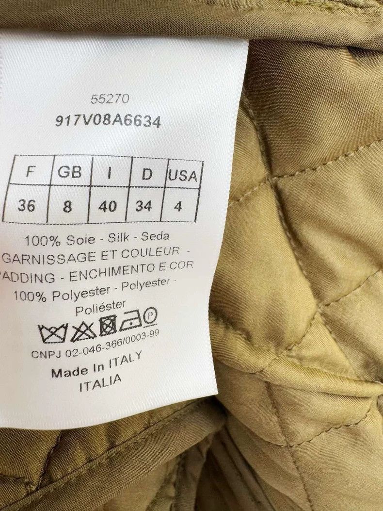 Dior Dior Olive Green Cotton Jacket with Tags-2505 Size S / US 4 / IT 40 - 4 Thumbnail