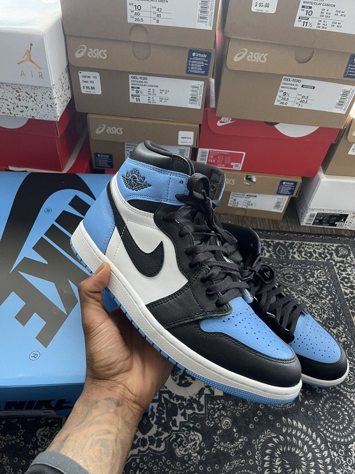 Obsidian Blue Women's Aj Blue Chill Jordan Brand × Nike Jordan Retro High  OG 'UNC Toe' Grailed