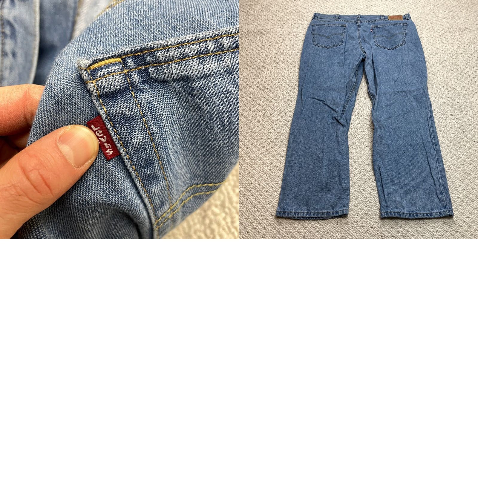 Levi's Levi's 550 Jeans Mens 42x30 Blue Denim Medium Wash Relaxed Straight Levi's 550 Jeans Mens 42x30 Blue Denim Medium Wash Relaxed Straight Fit Size US 42 / EU 58 - 9 Thumbnail