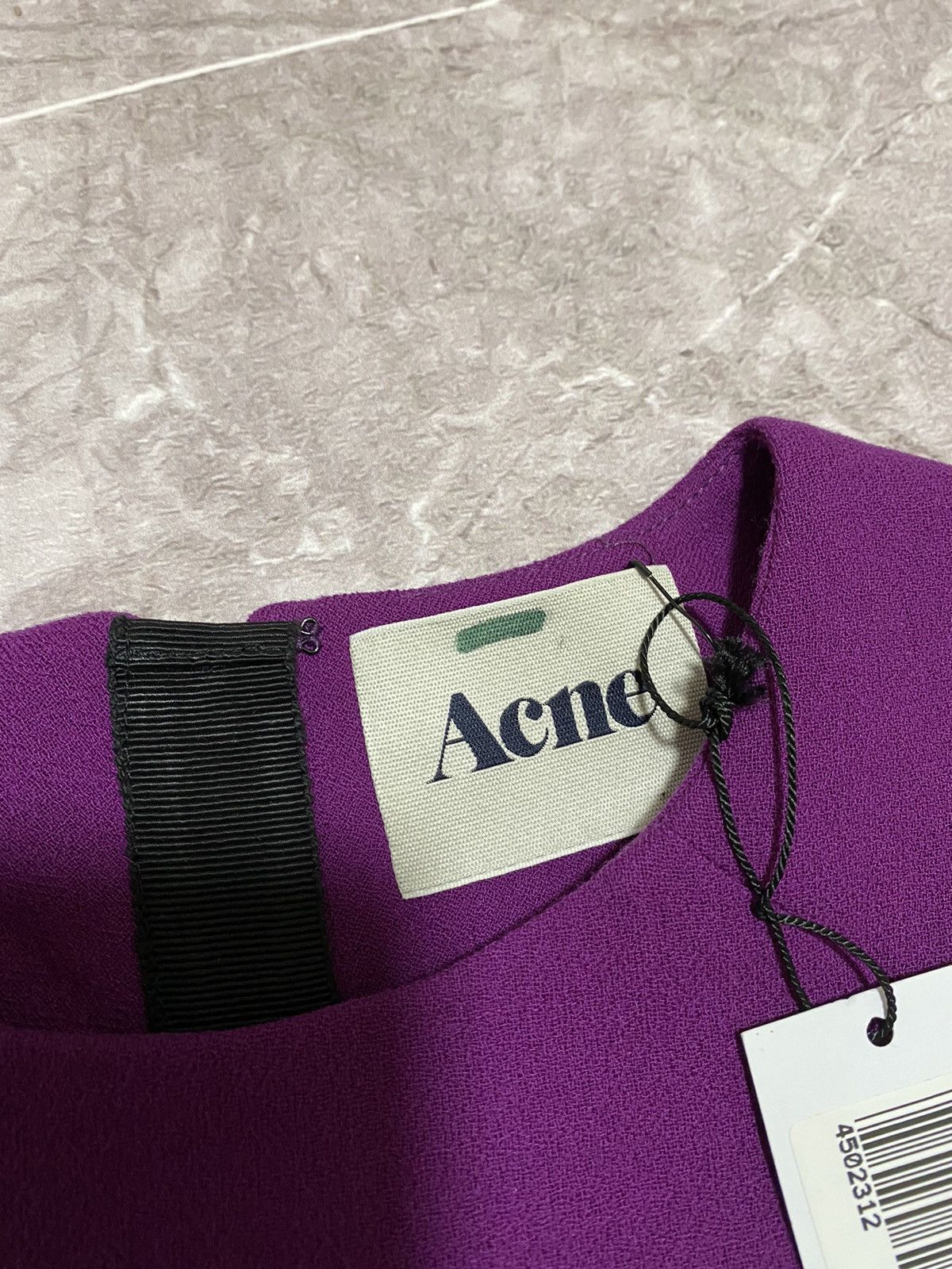 Acne Studios × Designer Rare Acne Studios Purple Dress 100% Wool Designer Classic Size XS / US 0-2 / IT 36-38 - 9 Thumbnail