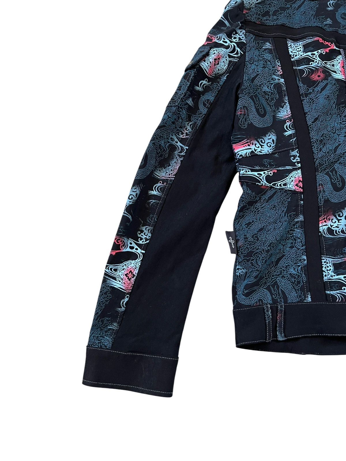 If Six Was Nine × Japanese Brand × Le Grande Bleu (L.G.B.) Ozz Croce 🇯🇵 Dragon Motif Goth Zipper Jacket Size S / US 4 / IT 40 - 14 Thumbnail