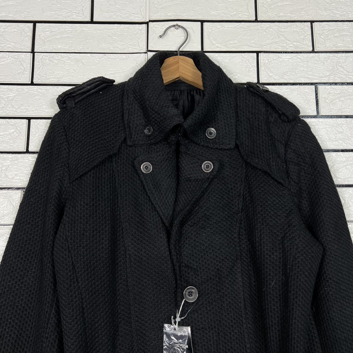 semanticdesign SEMANTICDESIGN Avant Garde Belted Coat Jacket #4144-C189 Size US L / EU 52-54 / 3 - 2 Thumbnail