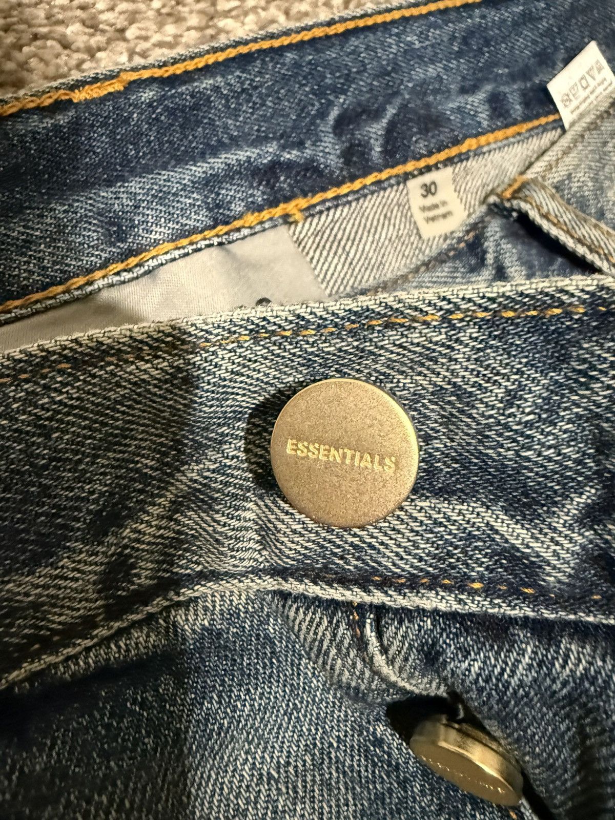 Fear of God Fear Of God Essentials Denim Jeans Size US 30 / EU 46 - 4 Thumbnail