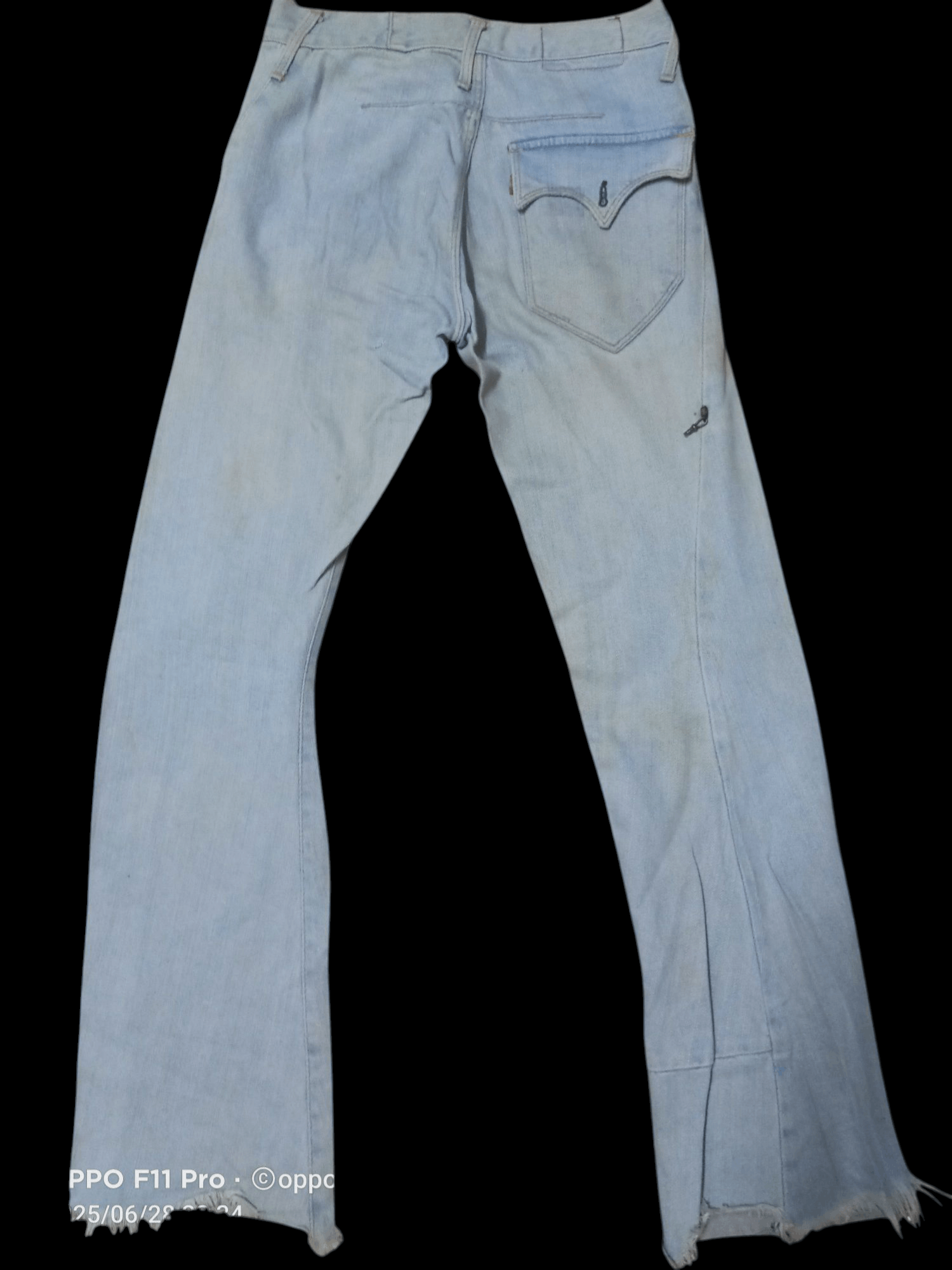 If Six Was Nine × Le Grande Bleu (L.G.B.) × Levi's Vintage Levis' Red '2001 Flare Denim Low Rise Single Poket Size US 30 / EU 46 - 1 Thumbnail