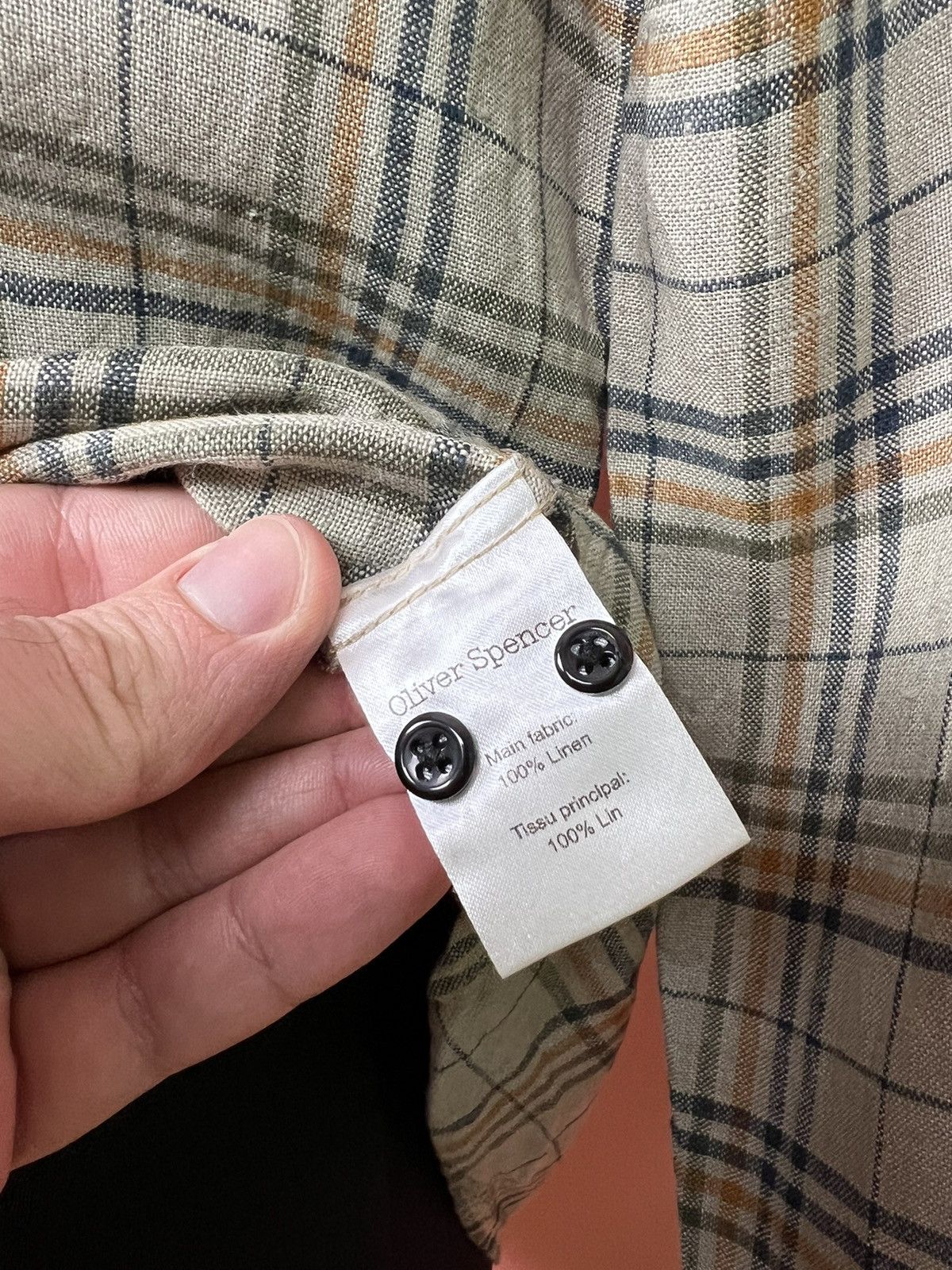 Oliver Spencer Olivers Spencer shirt button ups sale casual linen Size US M / EU 48-50 / 2 - 5 Thumbnail