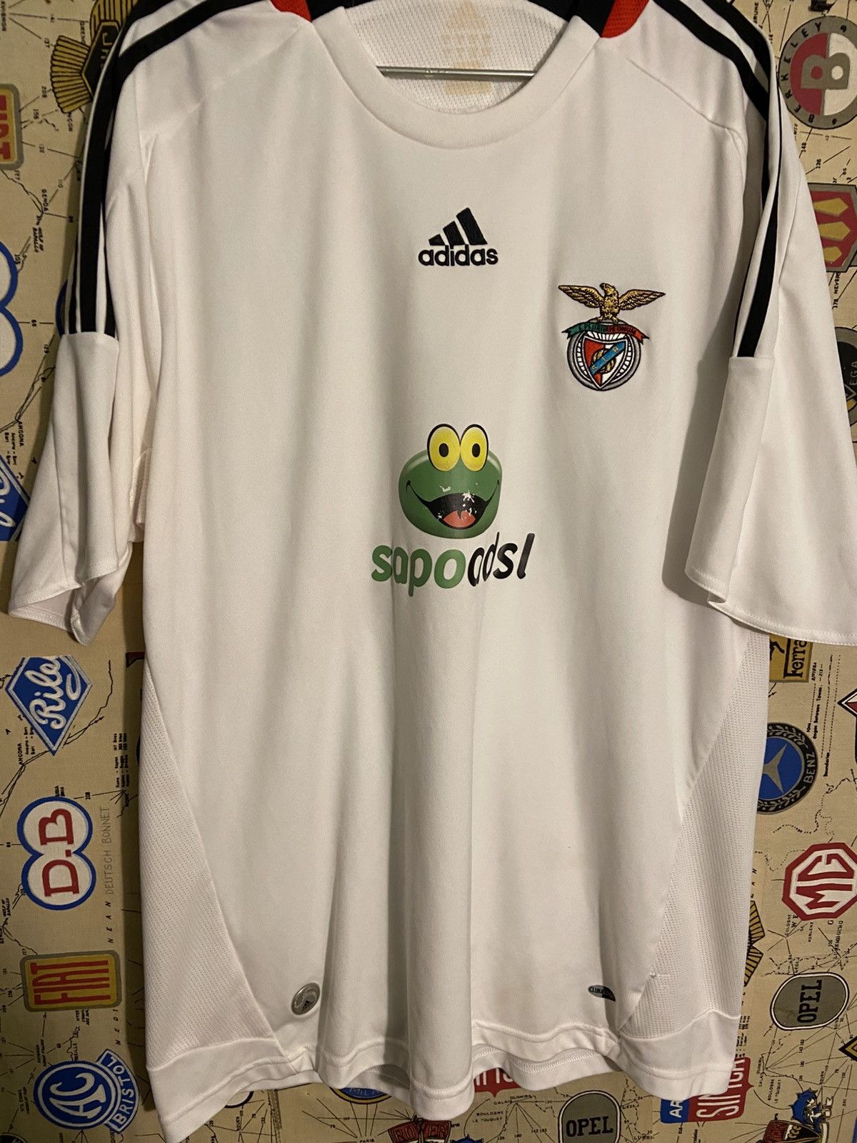Adidas × Vintage 2008-09 Adidas Benfica Away Jersey Size US XL / EU 56 / 4 - 1 Thumbnail