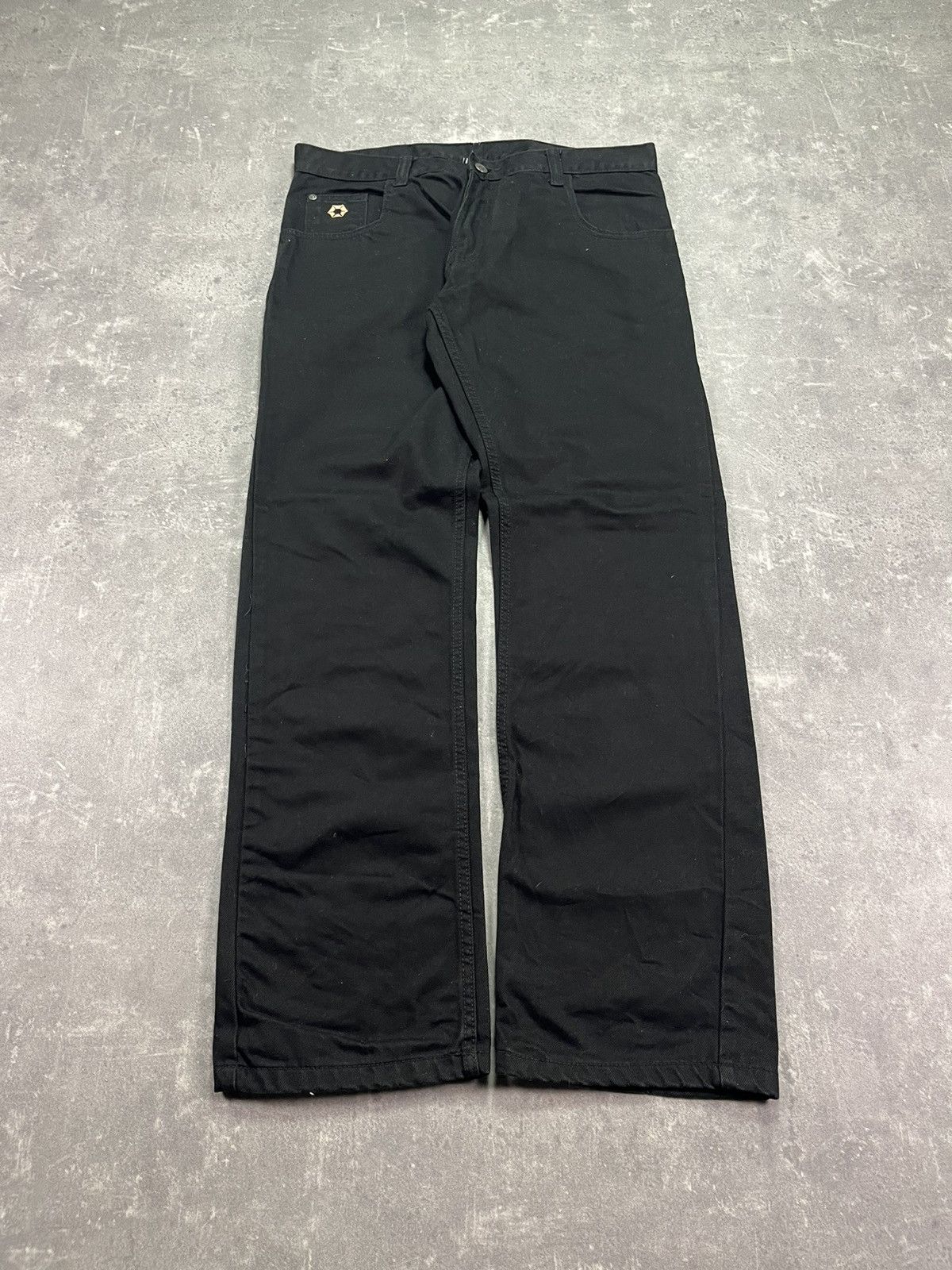 Southpole Vintage Washed Southpole Baggy Embroidered Jeans 34 Size US 34 / EU 50 - 2 Thumbnail