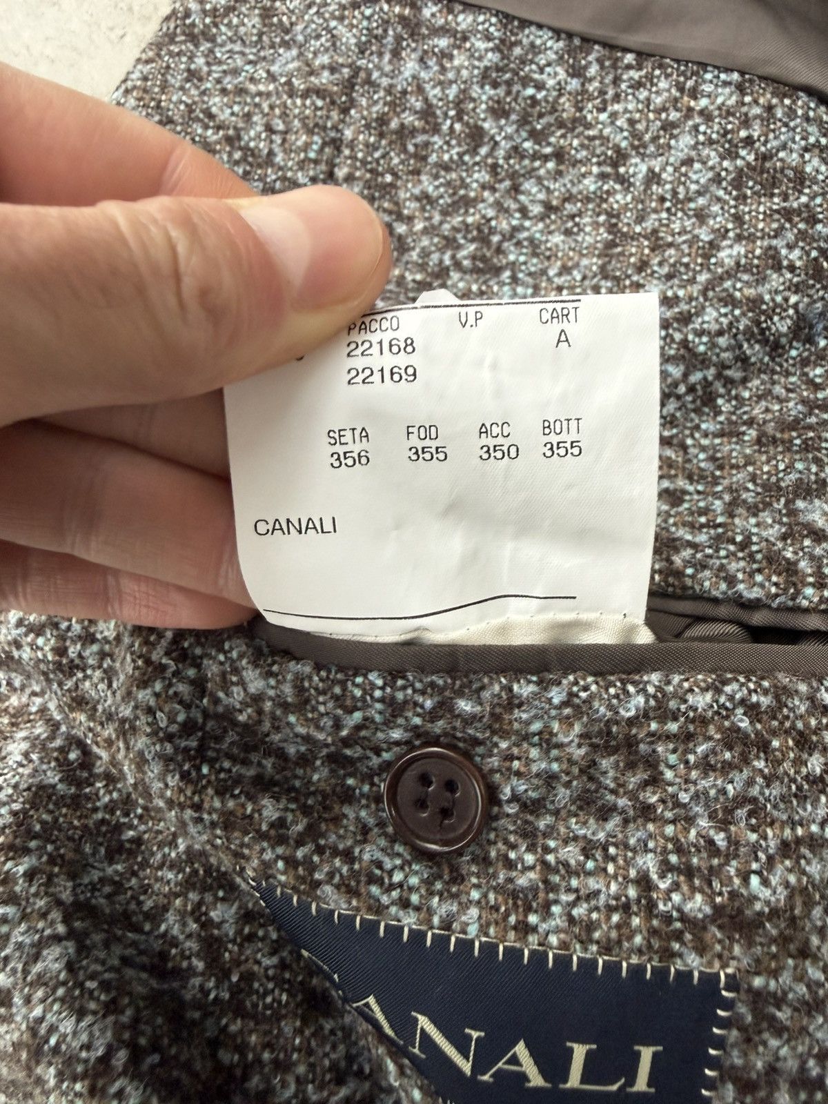 Canali Canali Blazer Wool Linen Jacket Size 50R - 7 Thumbnail