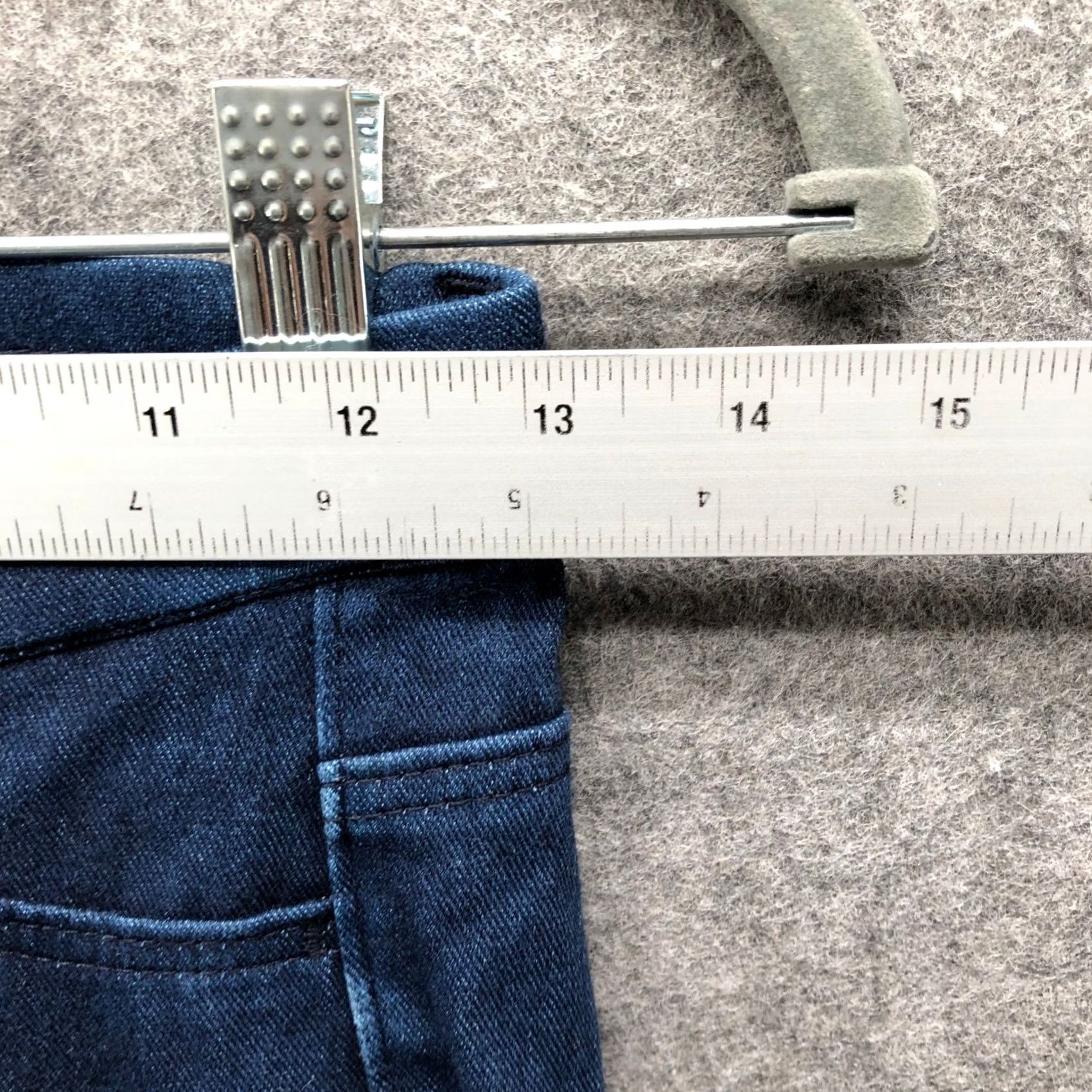 Uniqlo Uniqlo Womens XS Blue Ultra Stretch Legging Jeans Jeggings Mid Rise Pull On Slim Pocket Size 42" / US 20 - 5 Thumbnail