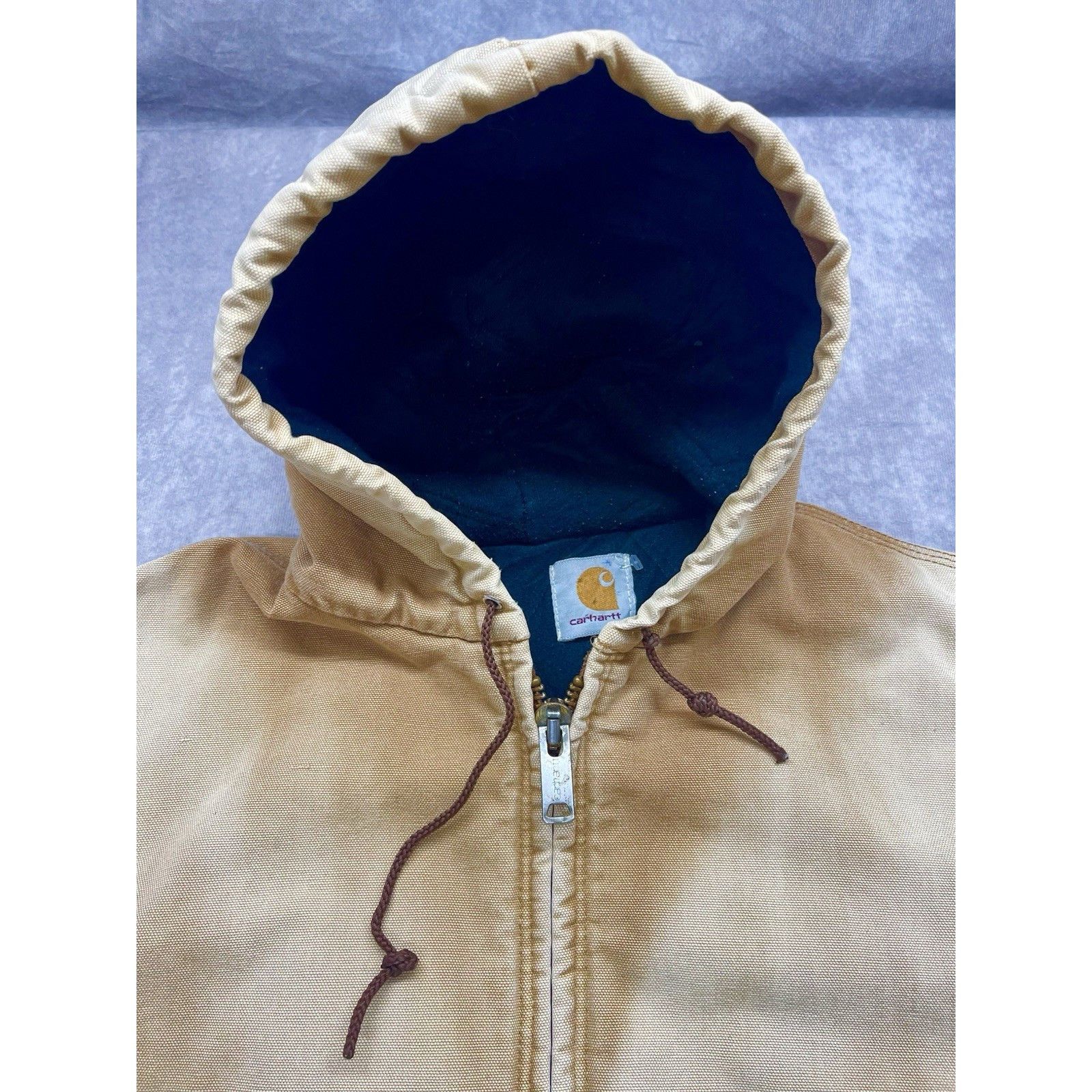 Carhartt Vtg Carhartt J130 Quilt Lined Active Jacket Sandstone Distre Size US XL / EU 56 / 4 - 7 Thumbnail