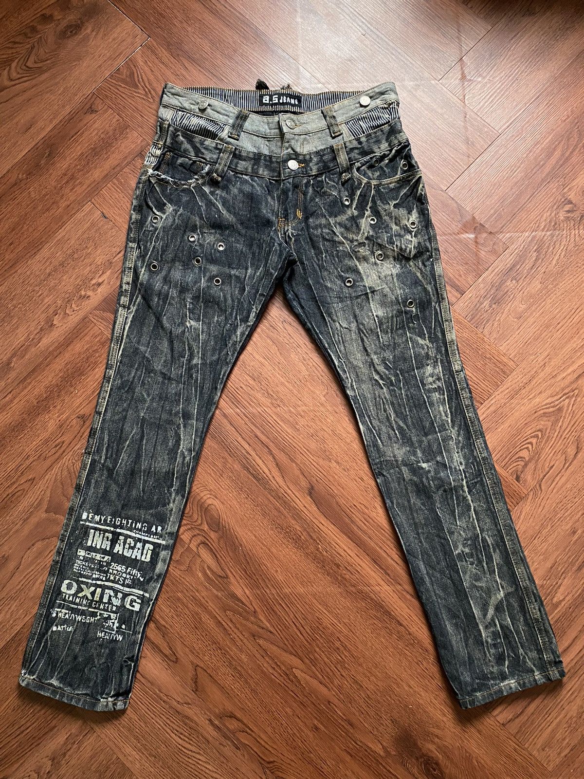 If Six Was Nine × Japanese Brand Aston Double Waist Jeans Size US 34 / EU 50 - 1 Thumbnail
