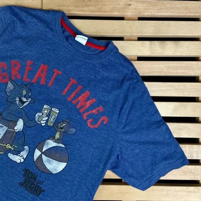 Cartoon Network Mens Vintage T Shirt Tom and Jerry Great Times Size L/XL Size US L / EU 52-54 / 3 - 2 Thumbnail