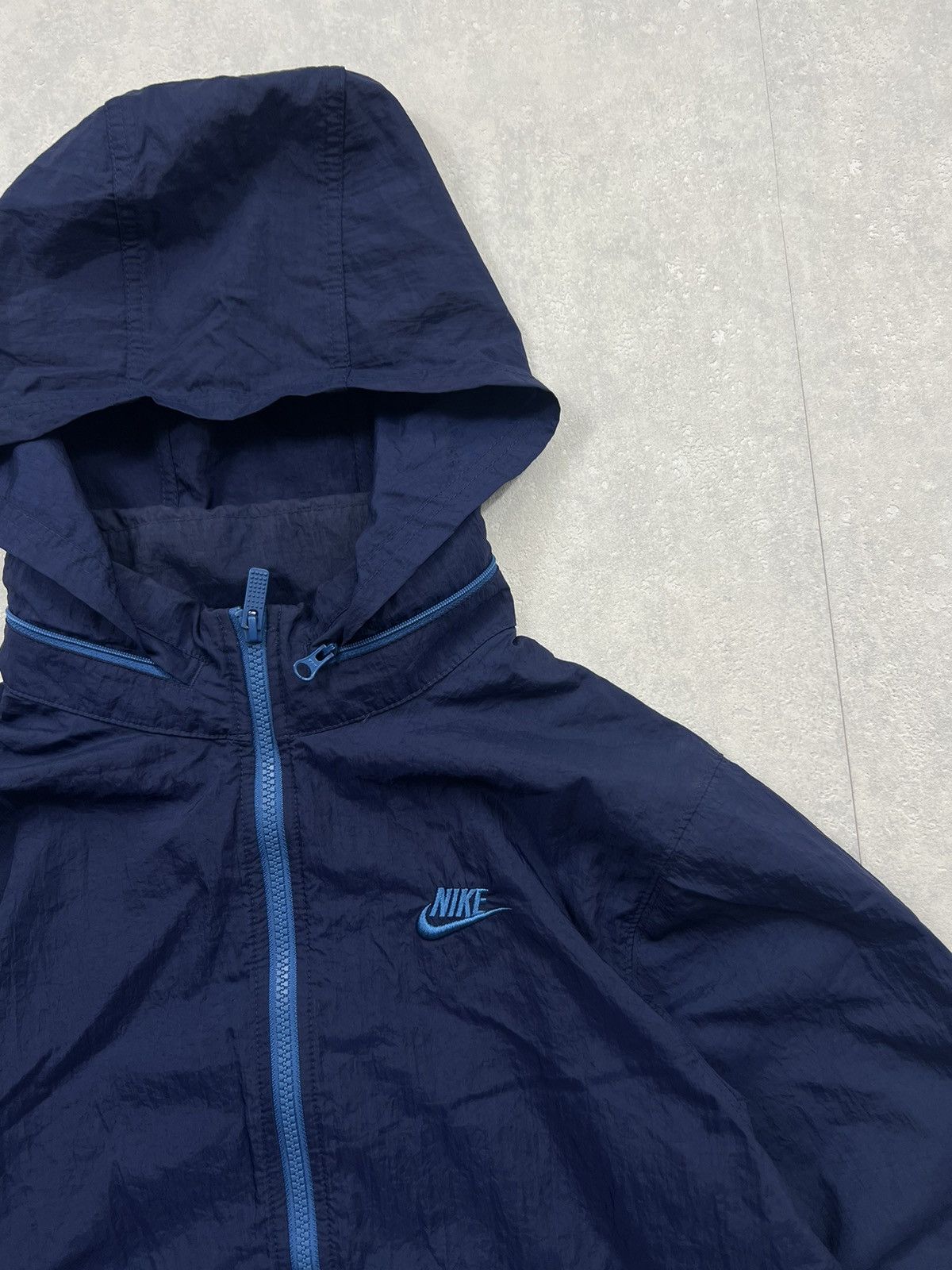 Nike 00’s NIKE RETRO HOODED TRACK JACKET SWOOSH LOGO Y2K Size US S / EU 44-46 / 1 - 4 Thumbnail