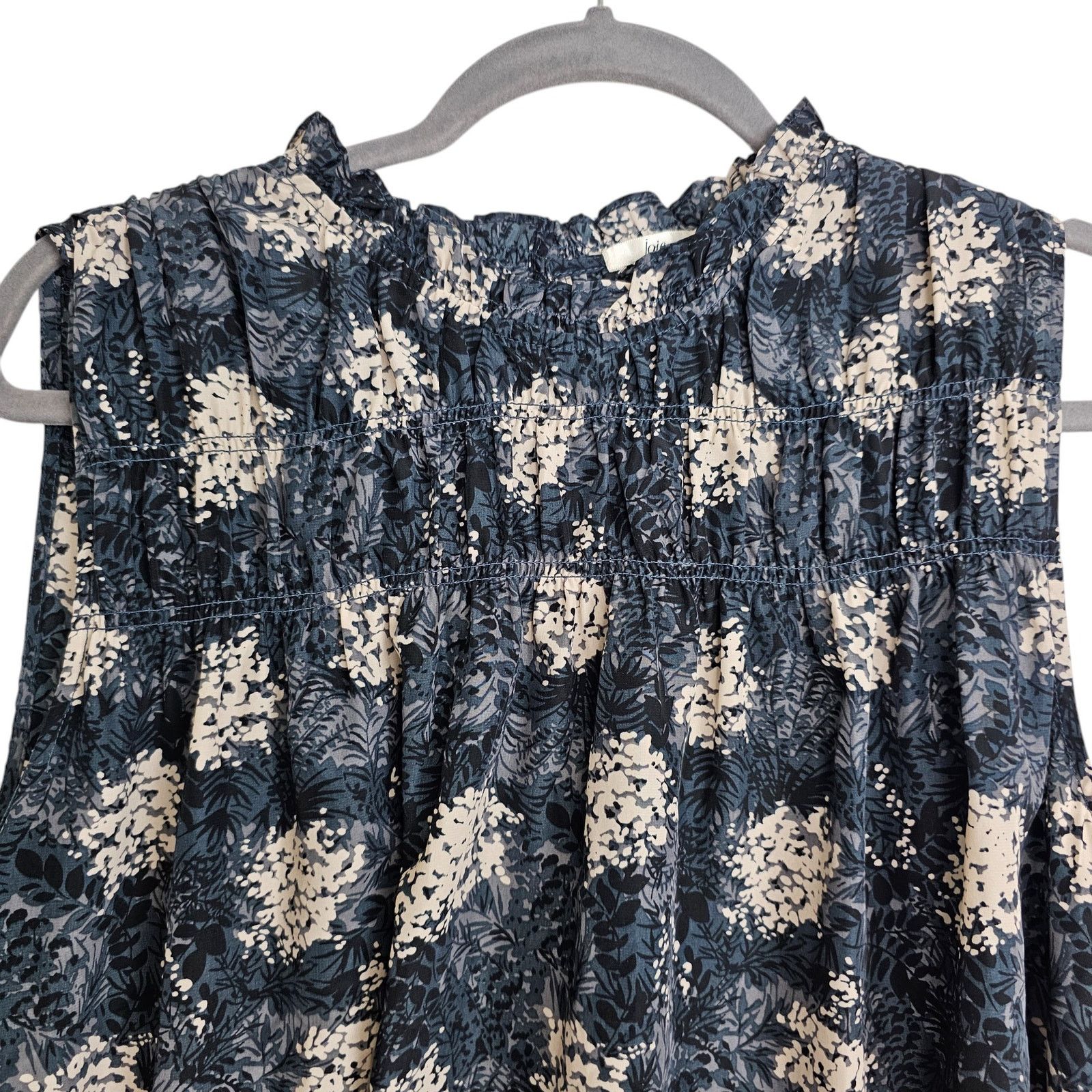 Joie Joie Womens Blouse Baltic Print Ruffle Romantic Feminine XL Size XL / US 12-14 / IT 48-50 - 2 Thumbnail